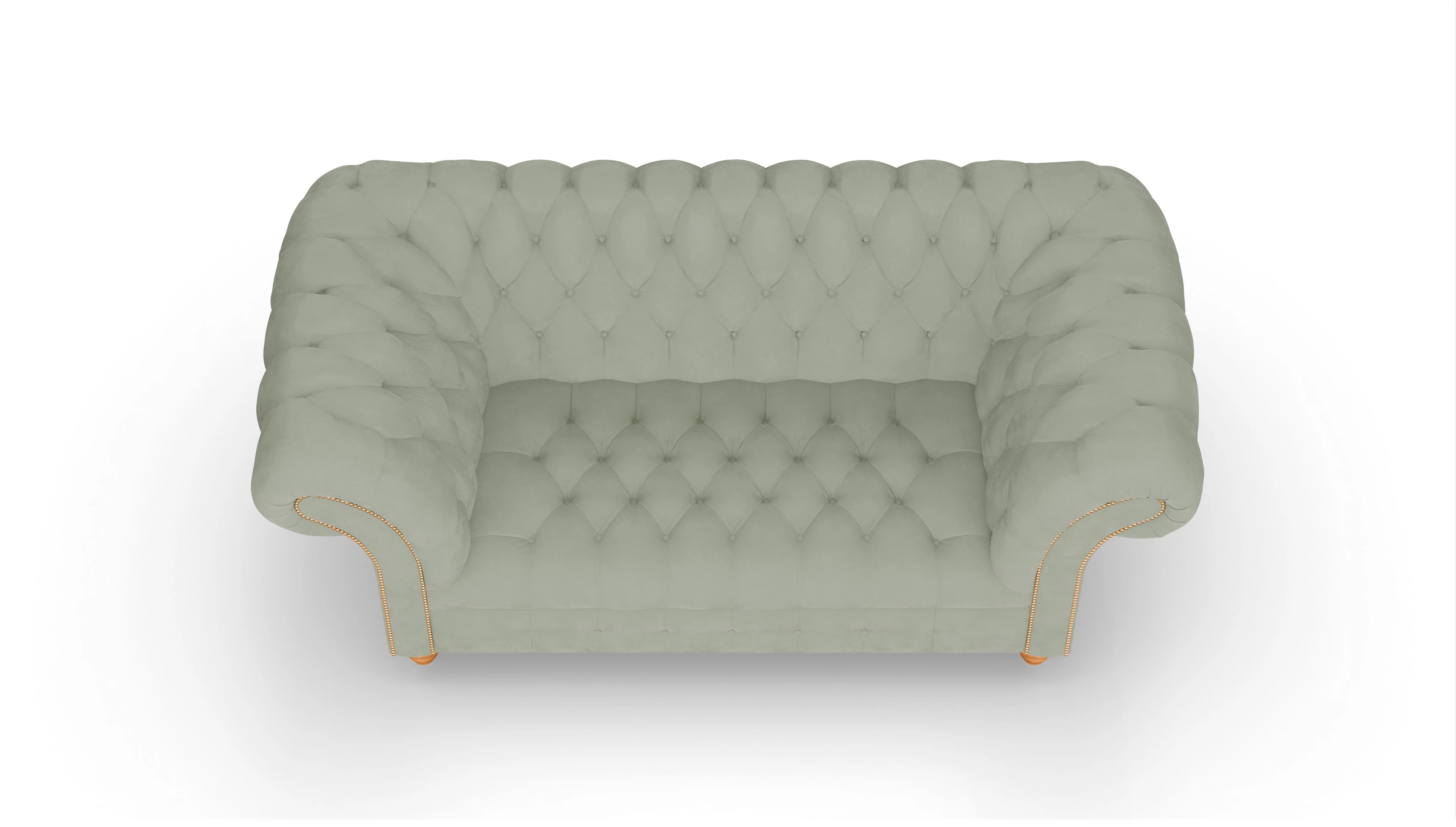 Ansicht des Produktes Mayfair 2-Sitzer in Samt grün