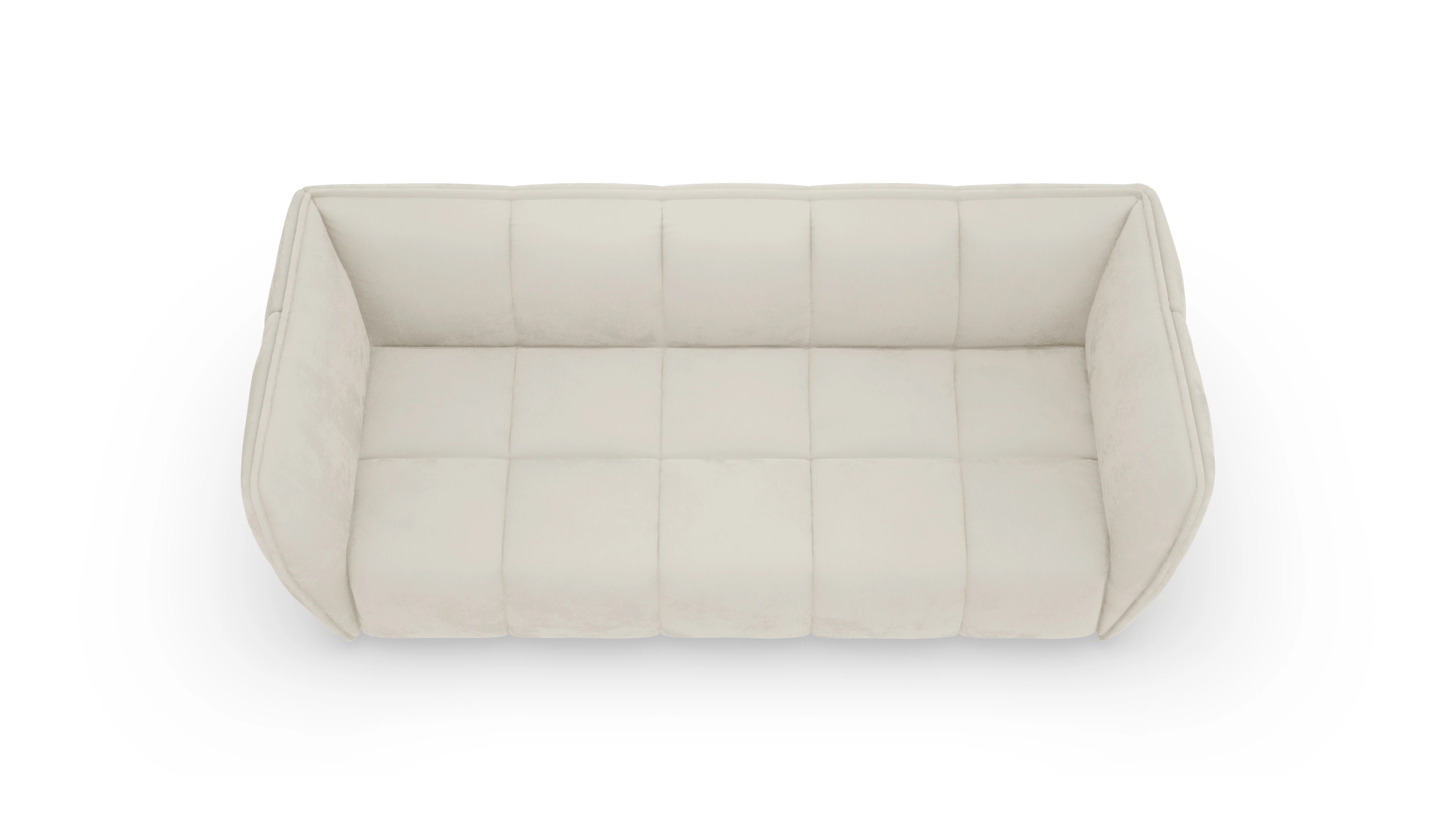Stoffsofa Klyne Ansicht des Produktes Klyne 3-Sitzer in Cord