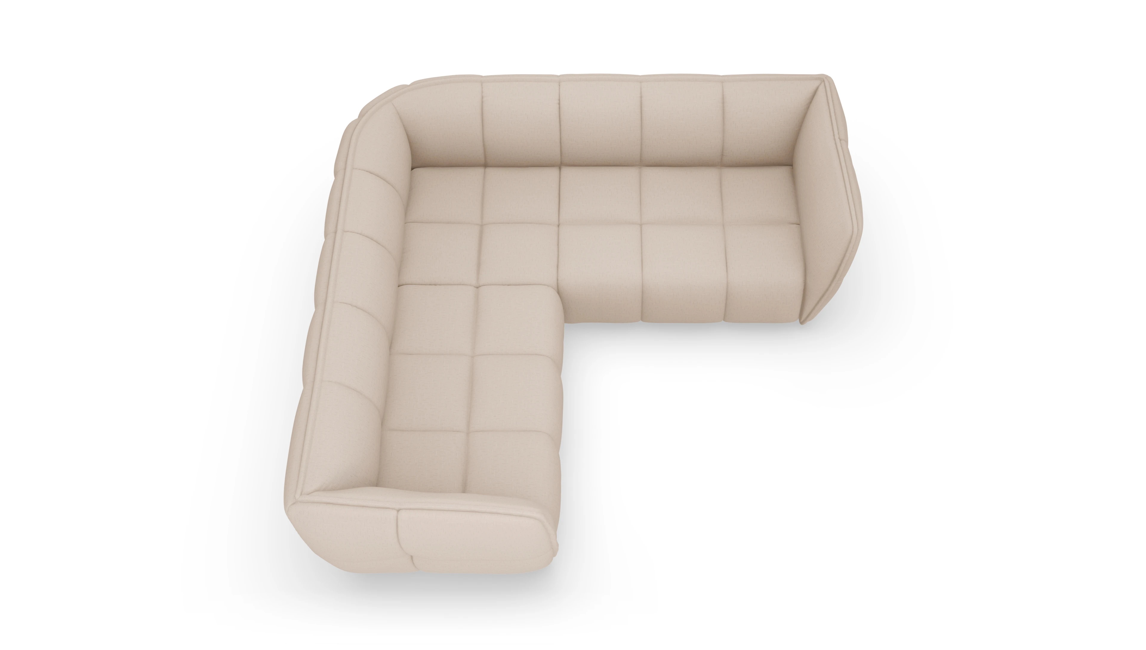 Stoffsofa Klyne Ansicht des Produktes Klyne Ecksofa Links in Stoff