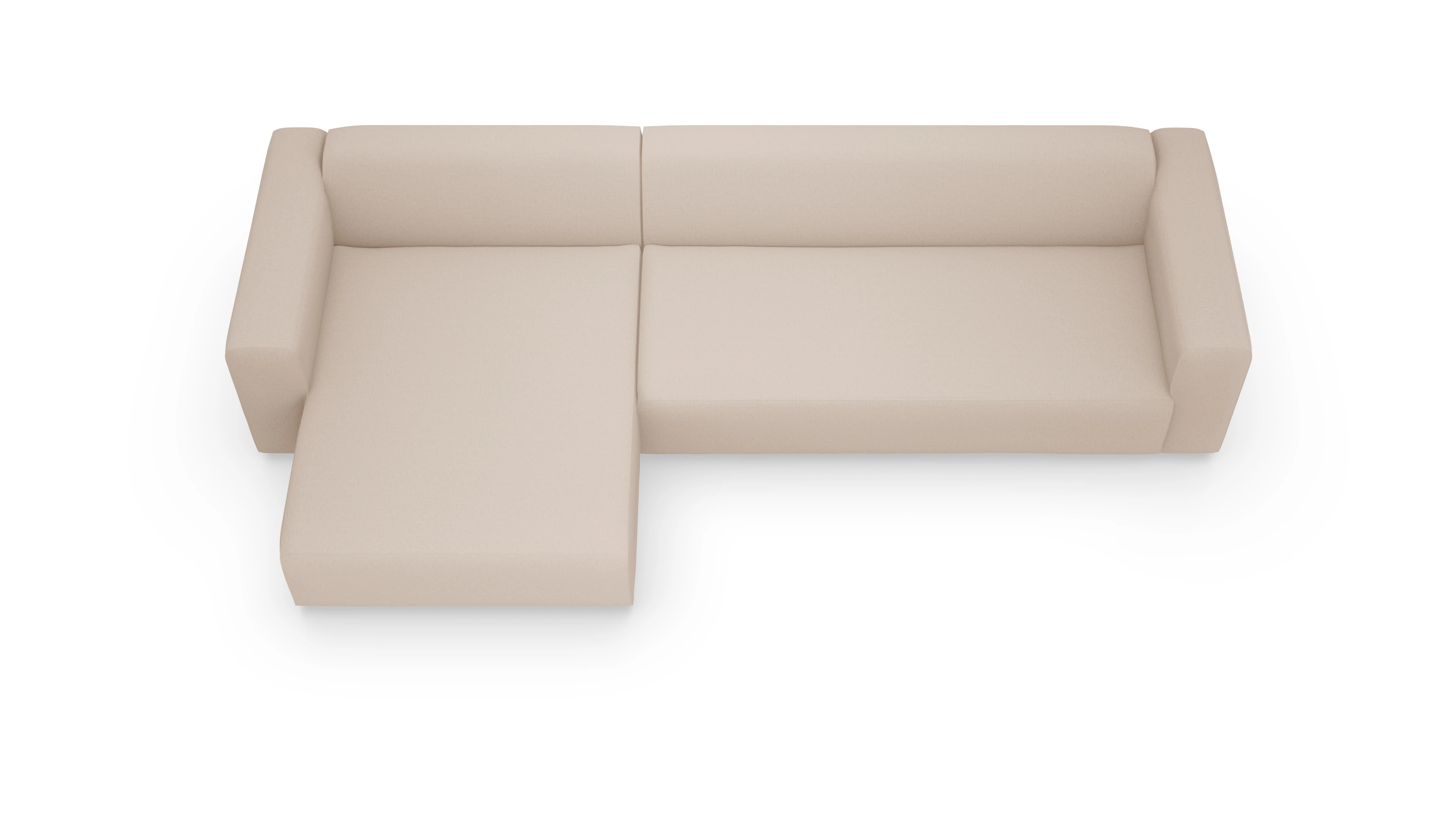 Stoffsofa Olsen Ansicht des Produktes Olsen Sofa mit Rec links in Stoff