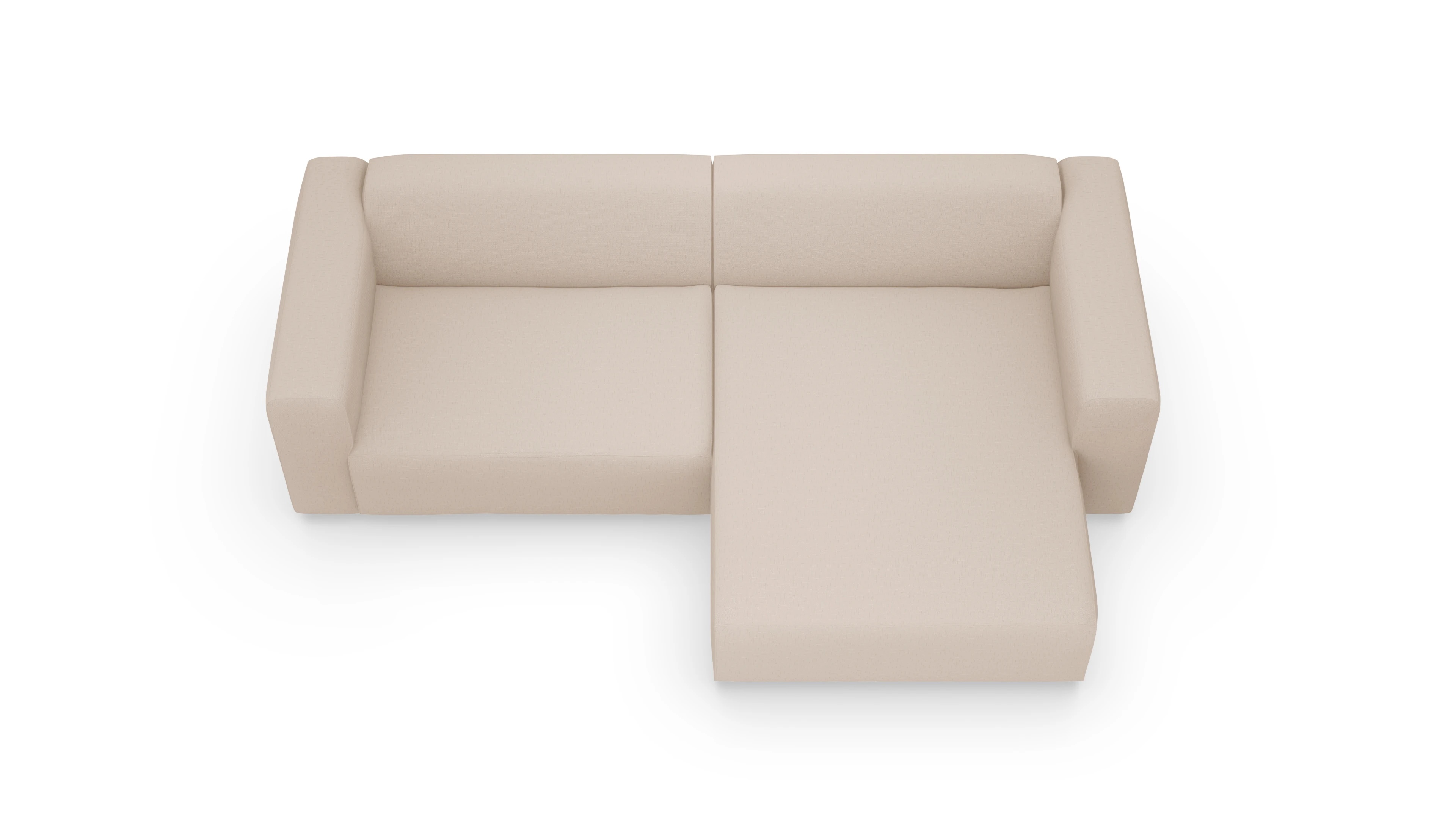 Stoffsofa Olsen Ansicht des Produktes Olsen Sofa mit Rec rechts in Stoff