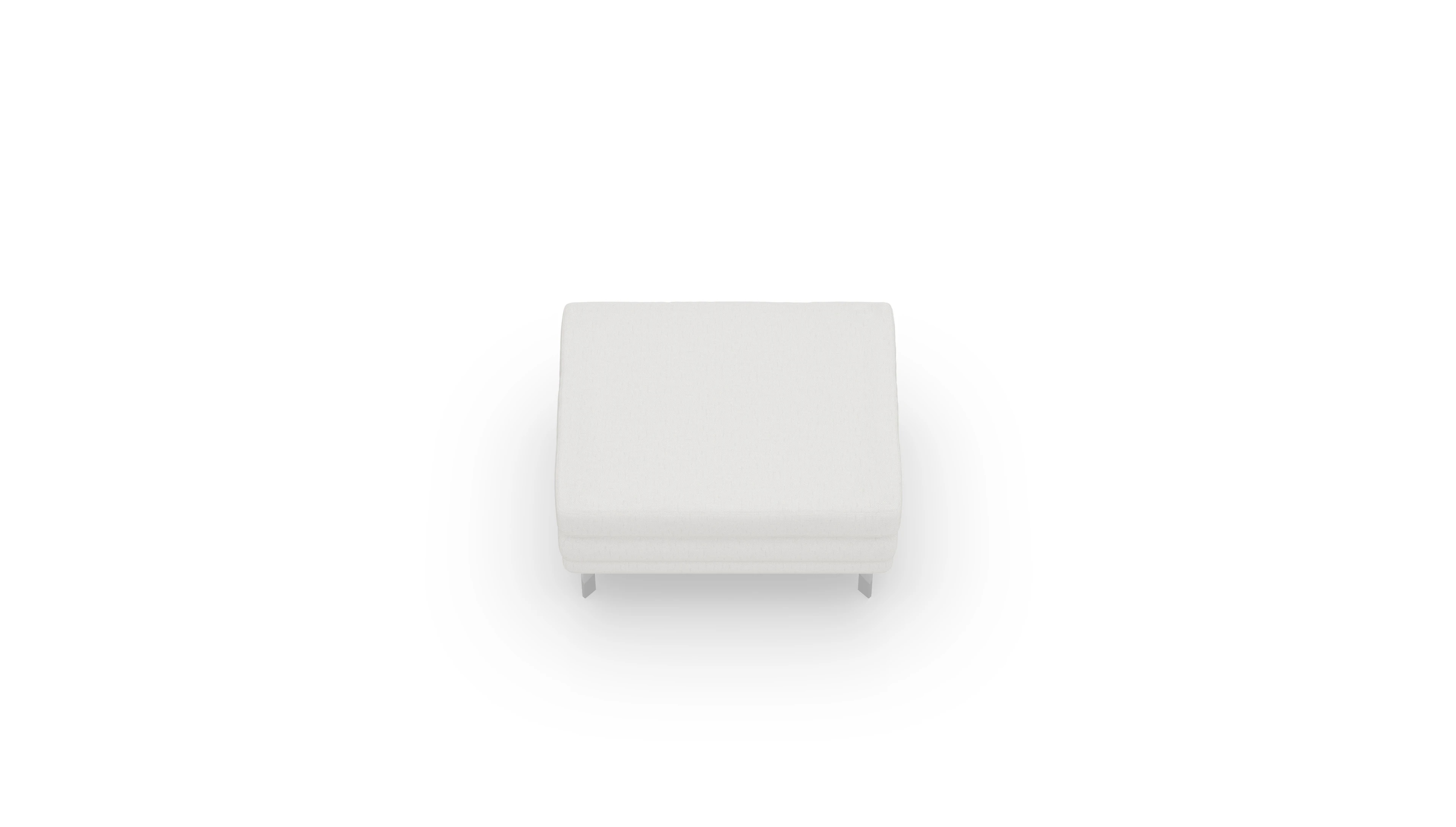Ansicht des Produktes Lexington Hocker in Stoff weiß