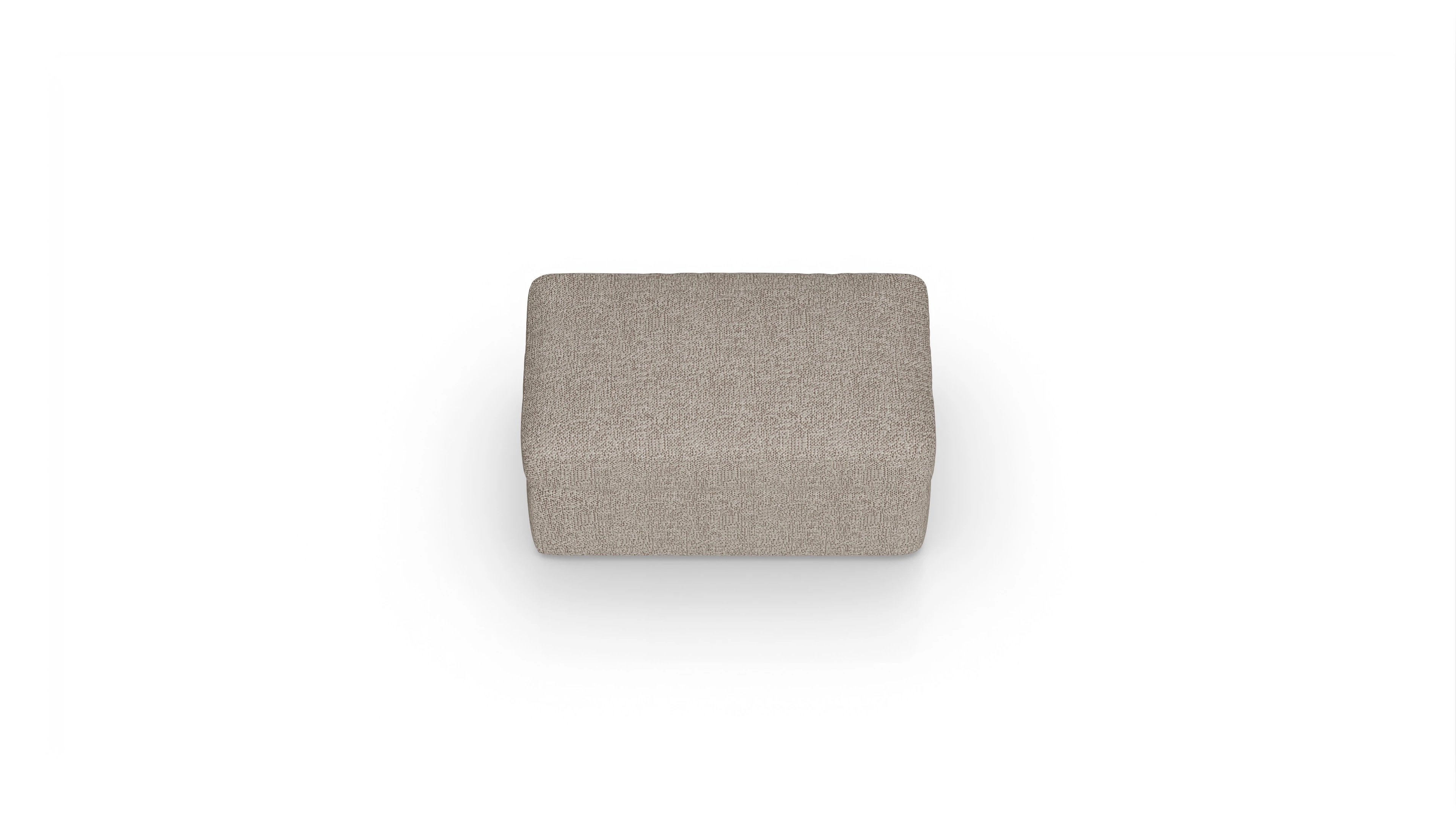 Ansicht des Produktes Santiago Hocker in Stoff beige