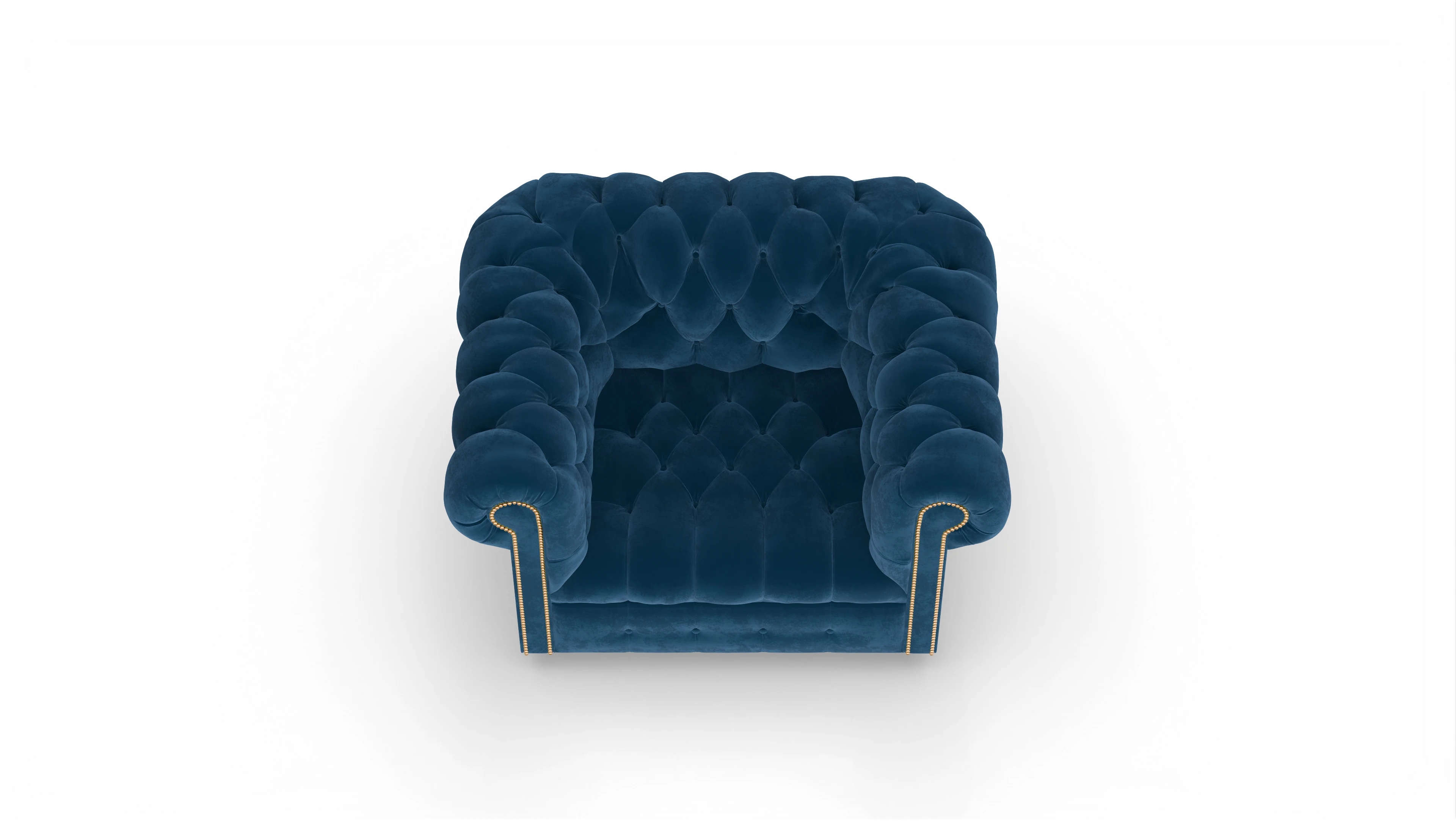 Ansicht des Produktes Bingley in Samt blau