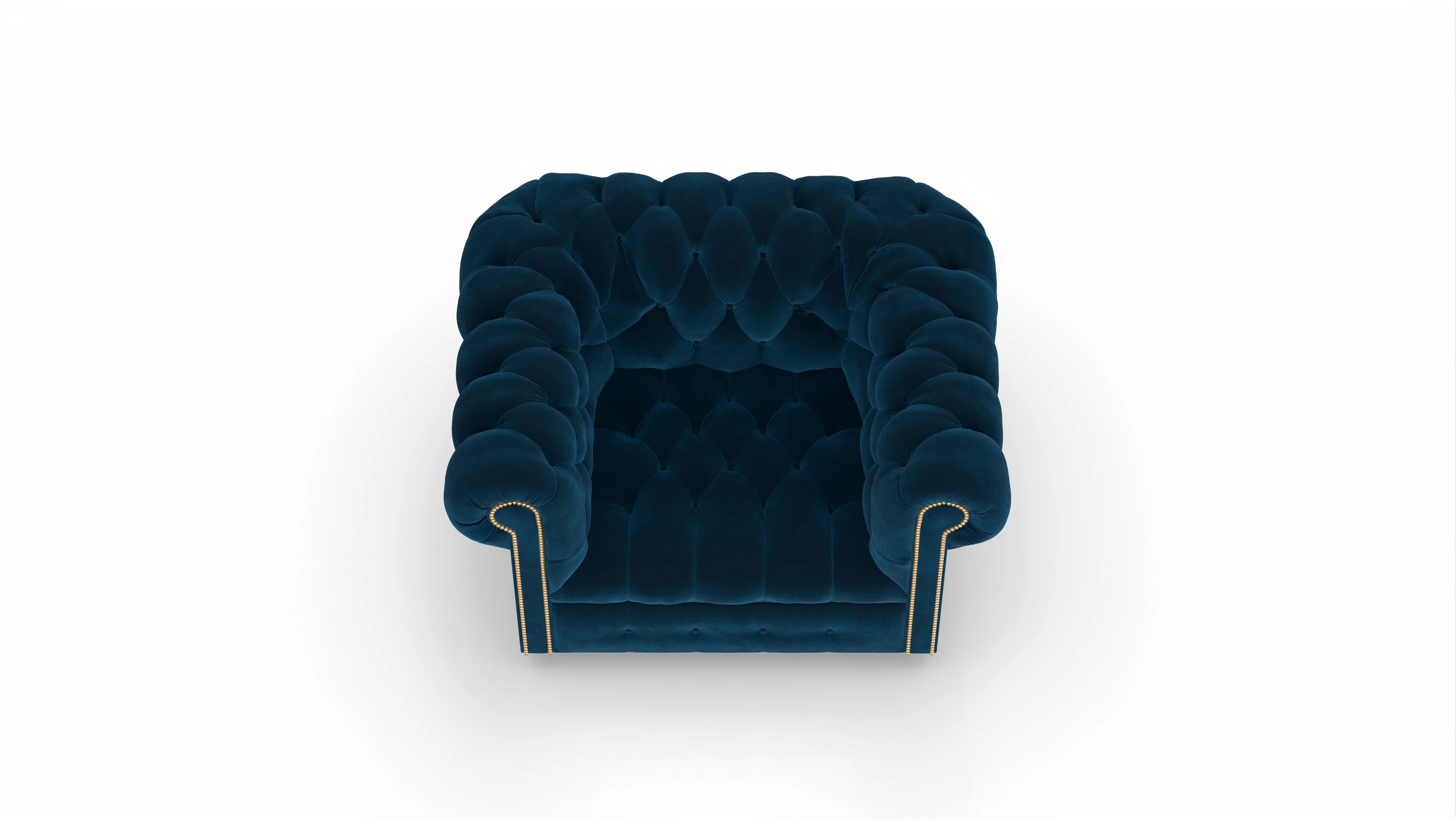 Ansicht des Produktes Bingley in Samt blau