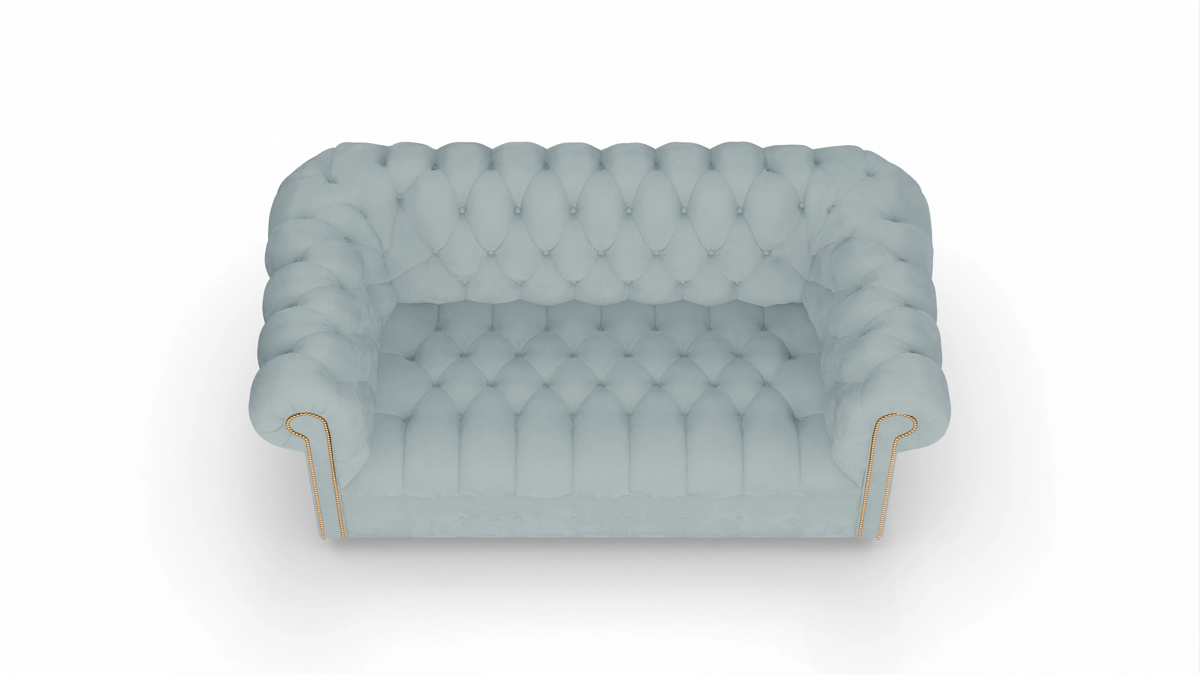 Ansicht des Produktes Bingley in Samt blau