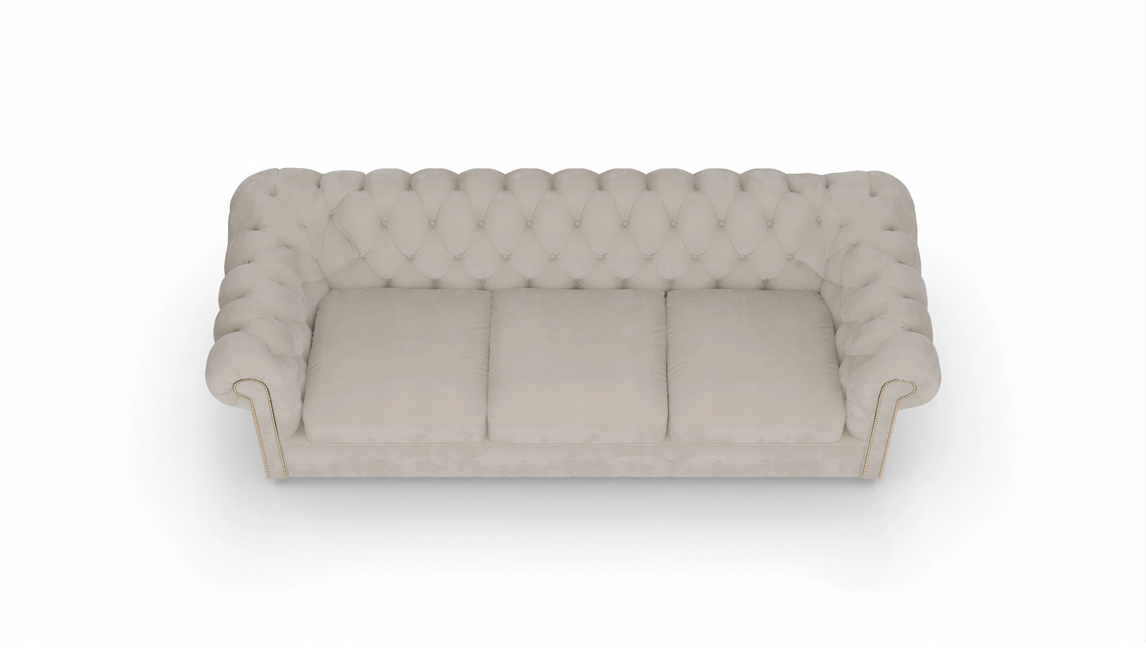 Ansicht des Produktes Brighton 4-Sitzer in Samt beige