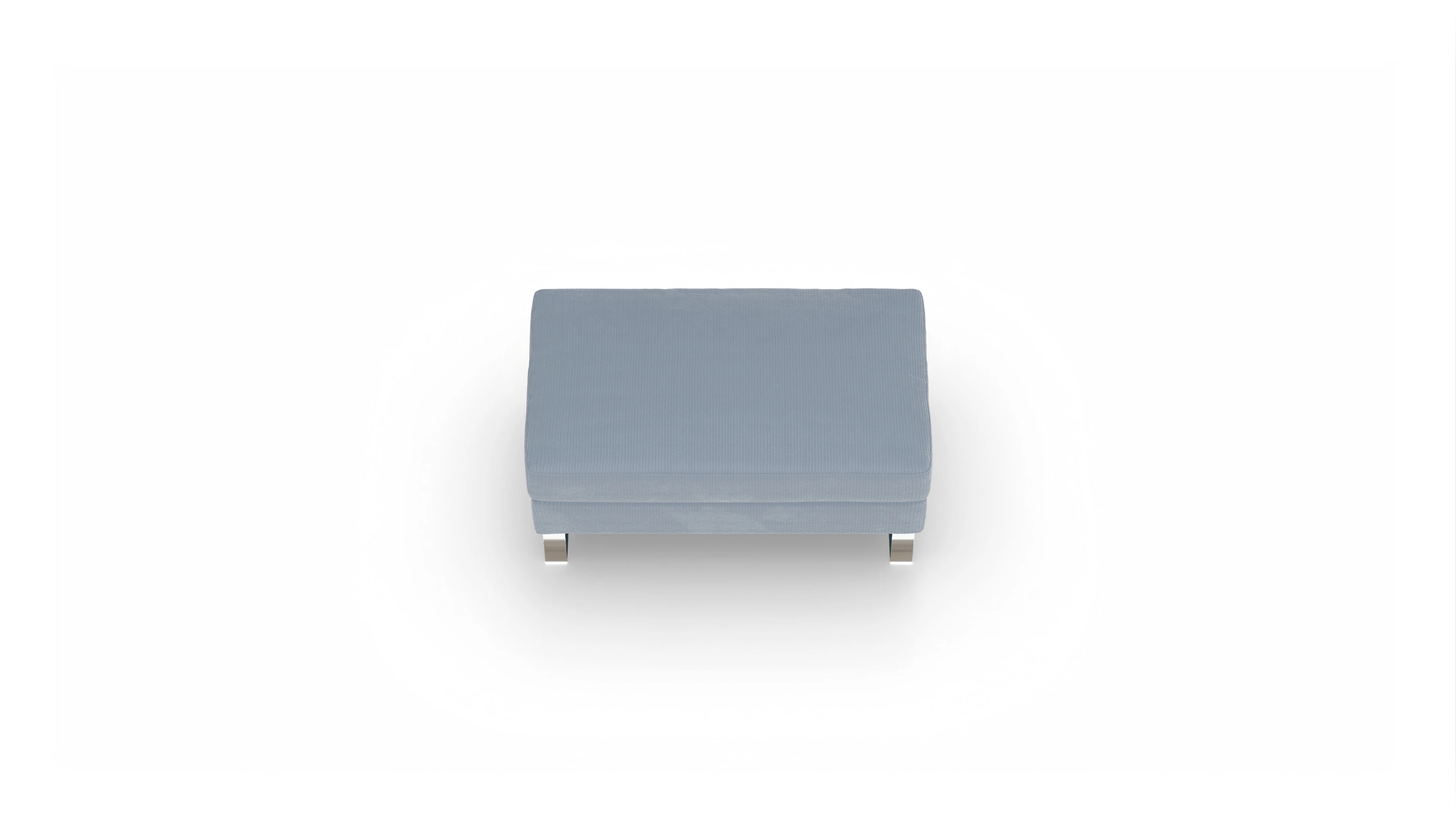 Ansicht des Produktes Cespon Hocker in Cord blau