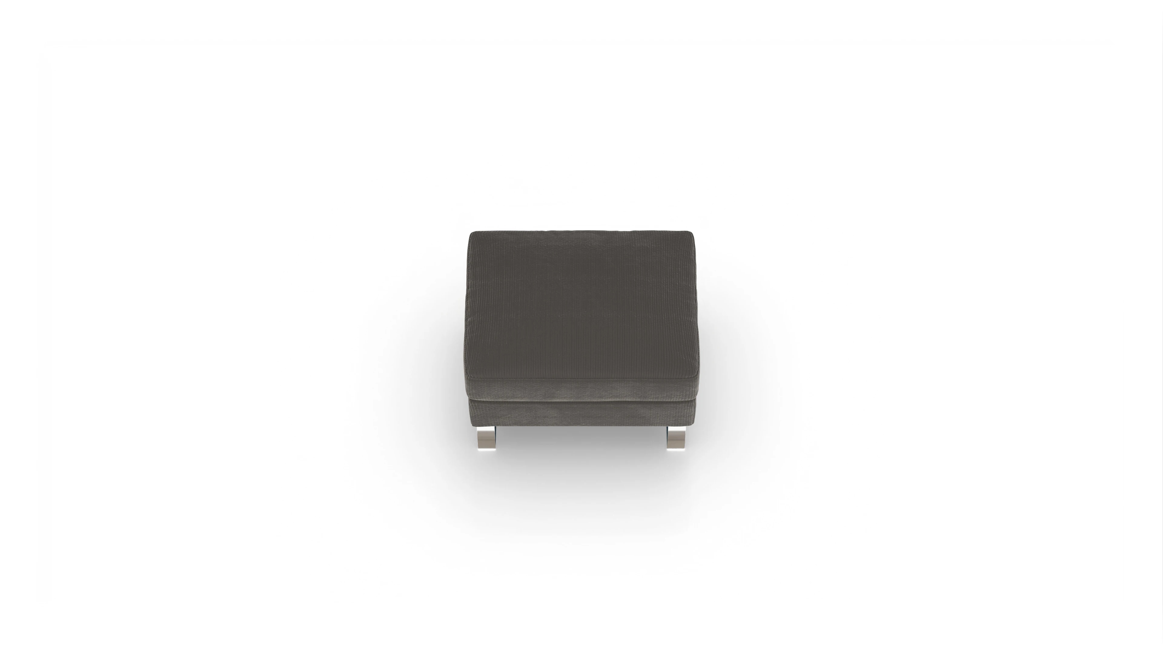 Ansicht des Produktes Cespon Hocker in Cord schwarz