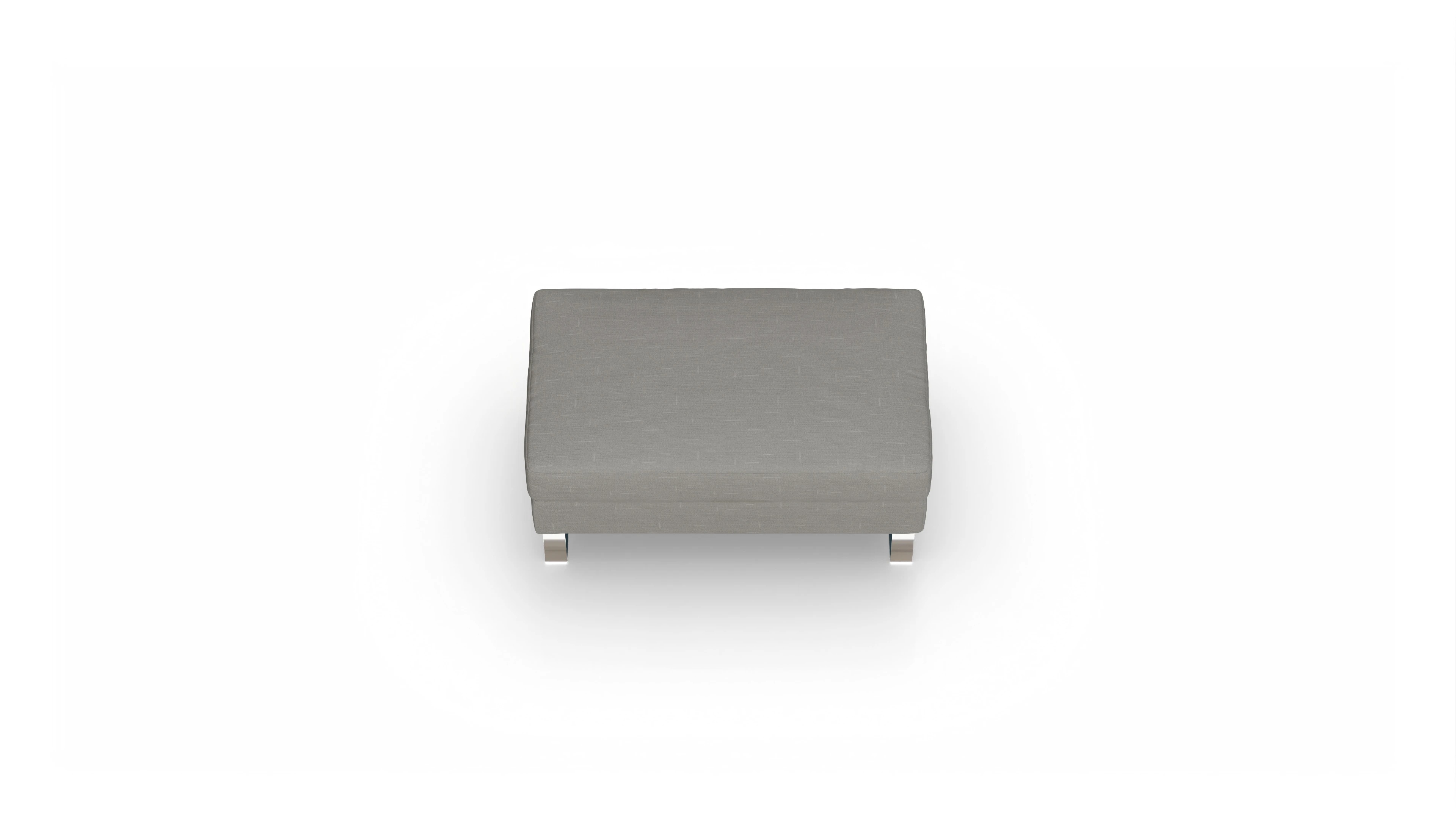 Ansicht des Produktes Cespon Hocker in Stoff grau