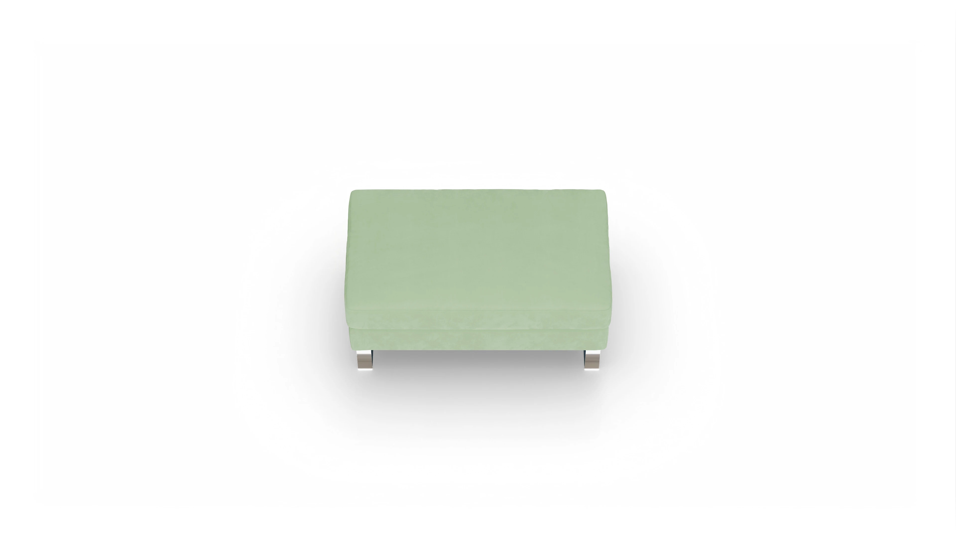 Ansicht des Produktes Cespon Hocker in Samt grün