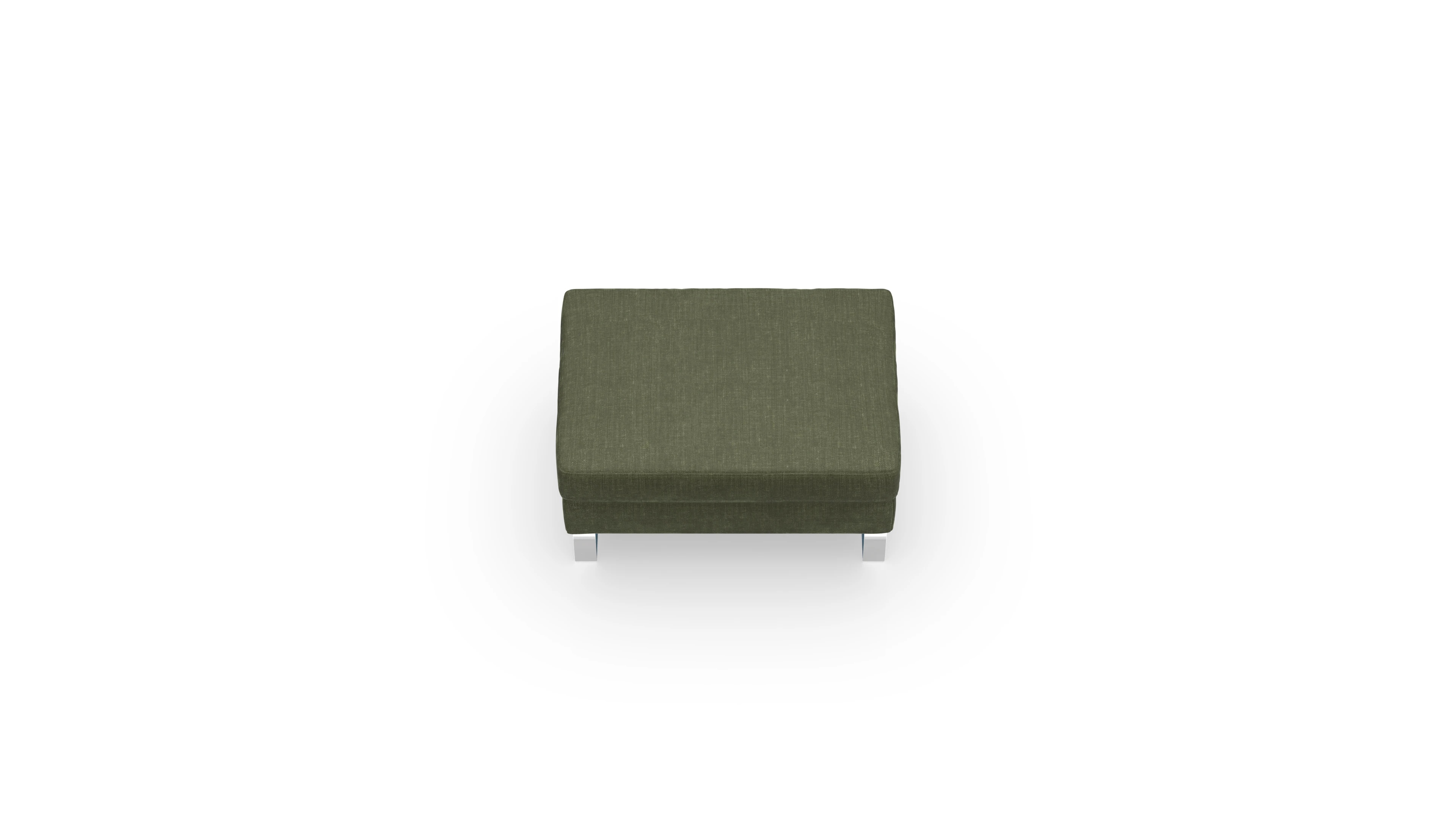 Cespon Stoffhocker Ansicht des Produktes Cespon Hocker in Stoff grün
