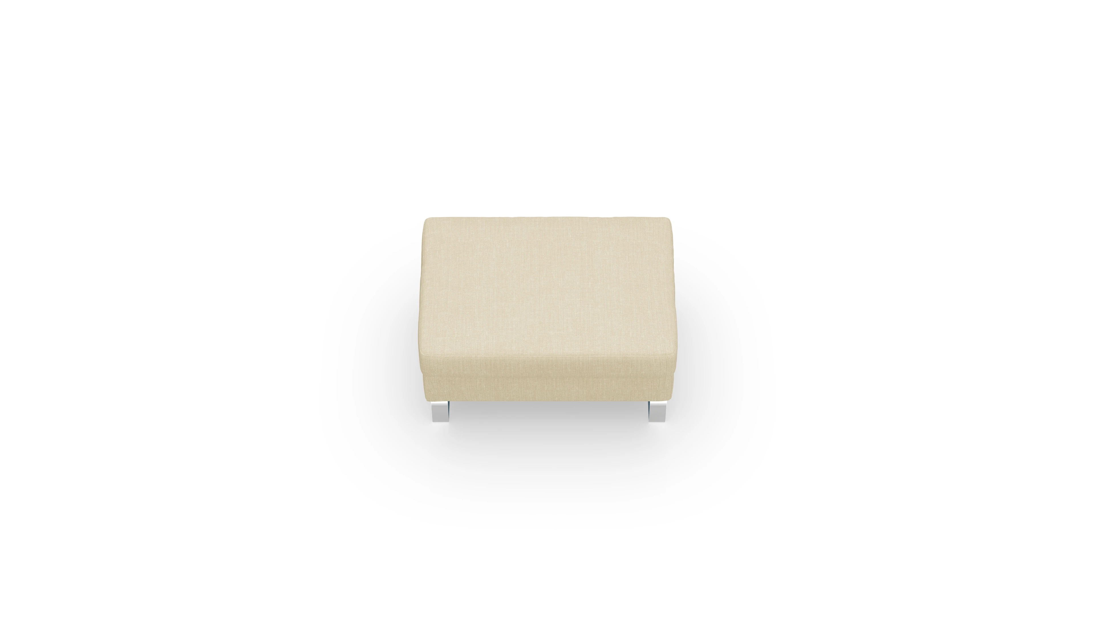 Ansicht des Produktes Cespon Hocker in Stoff beige