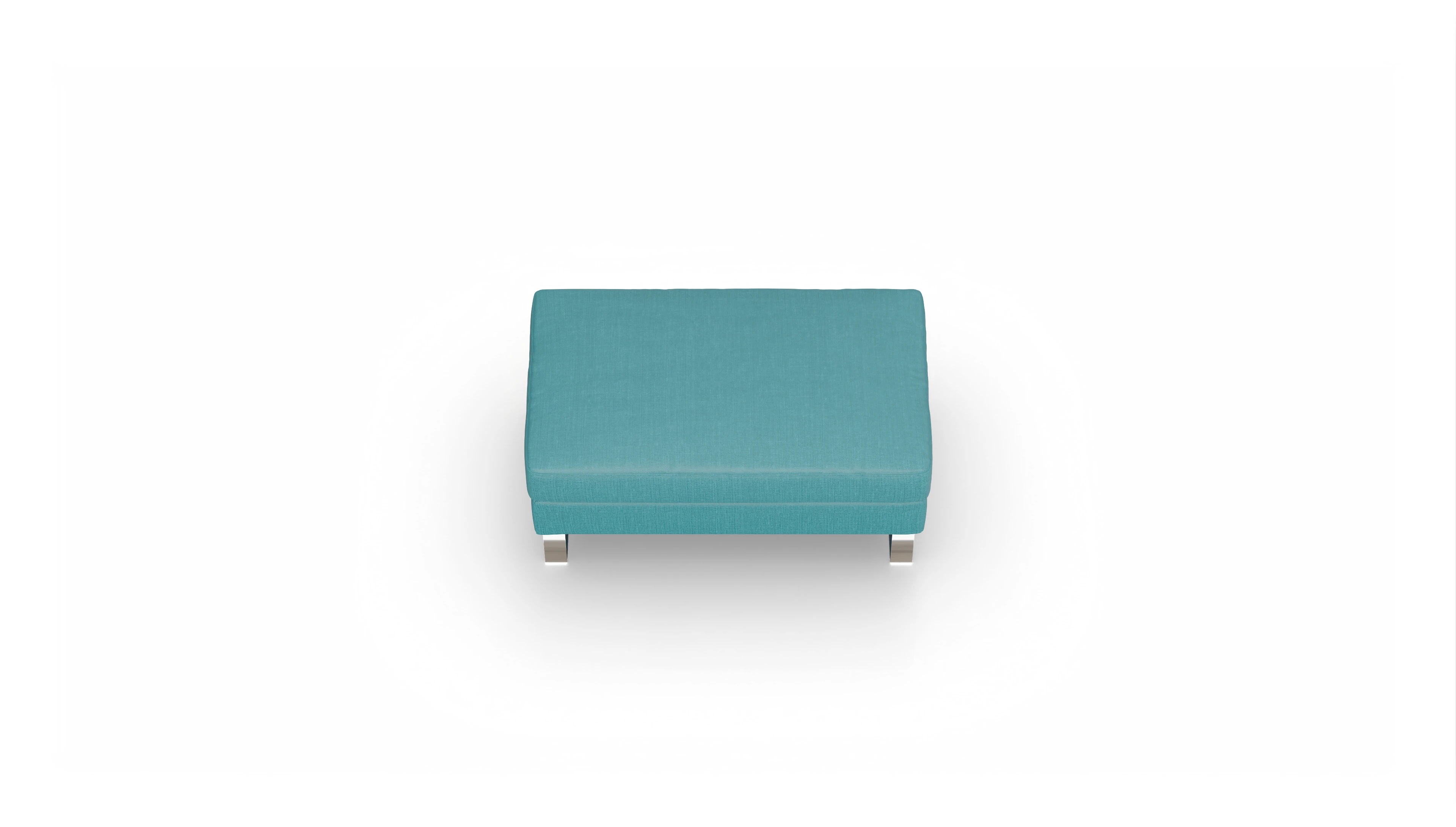 Ansicht des Produktes Cespon Hocker in Stoff blau