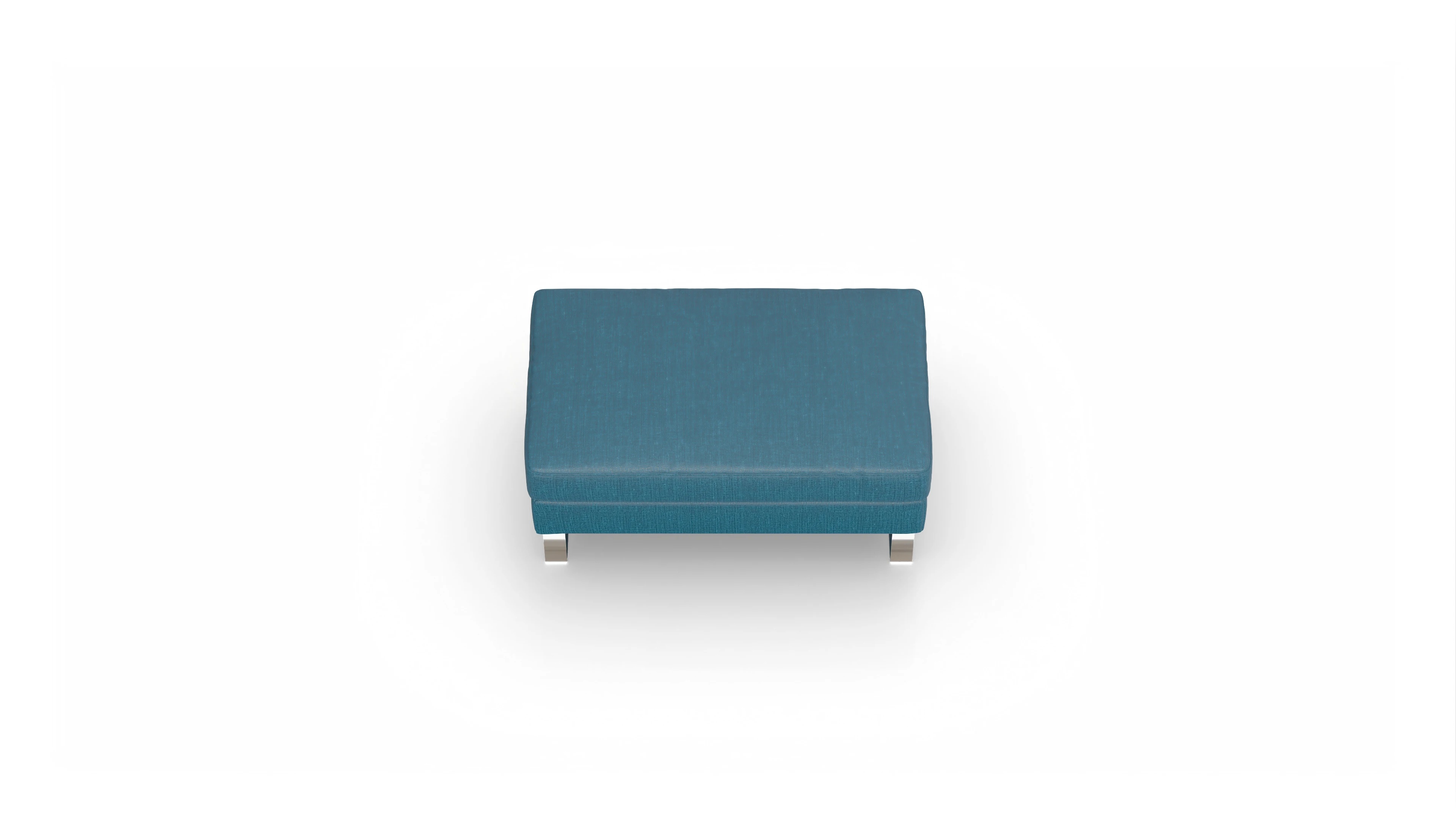 Cespon Stoffhocker Ansicht des Produktes Cespon Hocker in Stoff blau