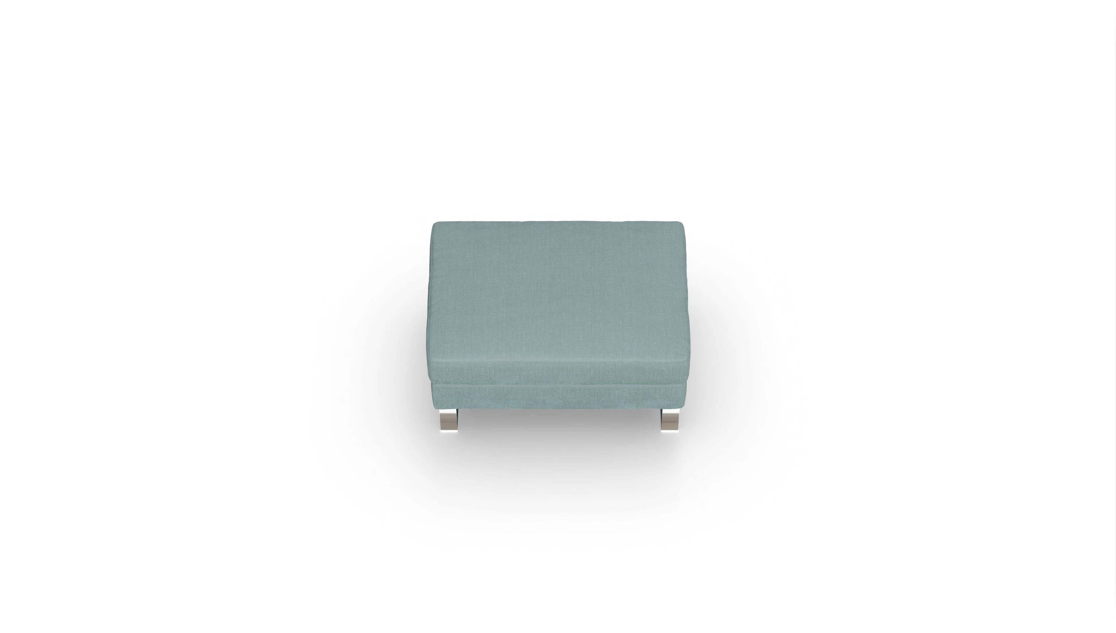 Ansicht des Produktes Cespon Hocker in Stoff blau