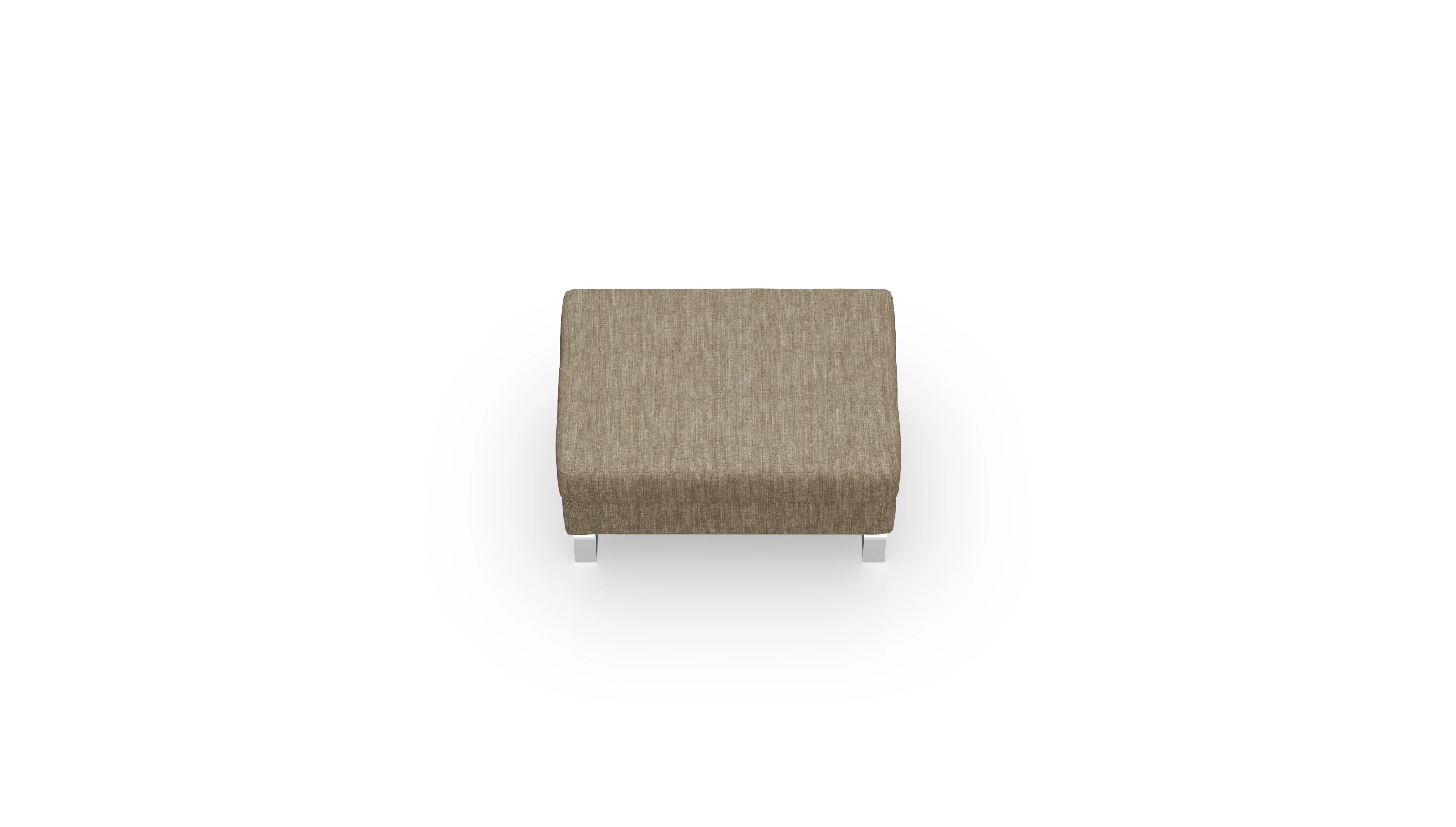 Ansicht des Produktes Cespon Hocker in Stoff beige