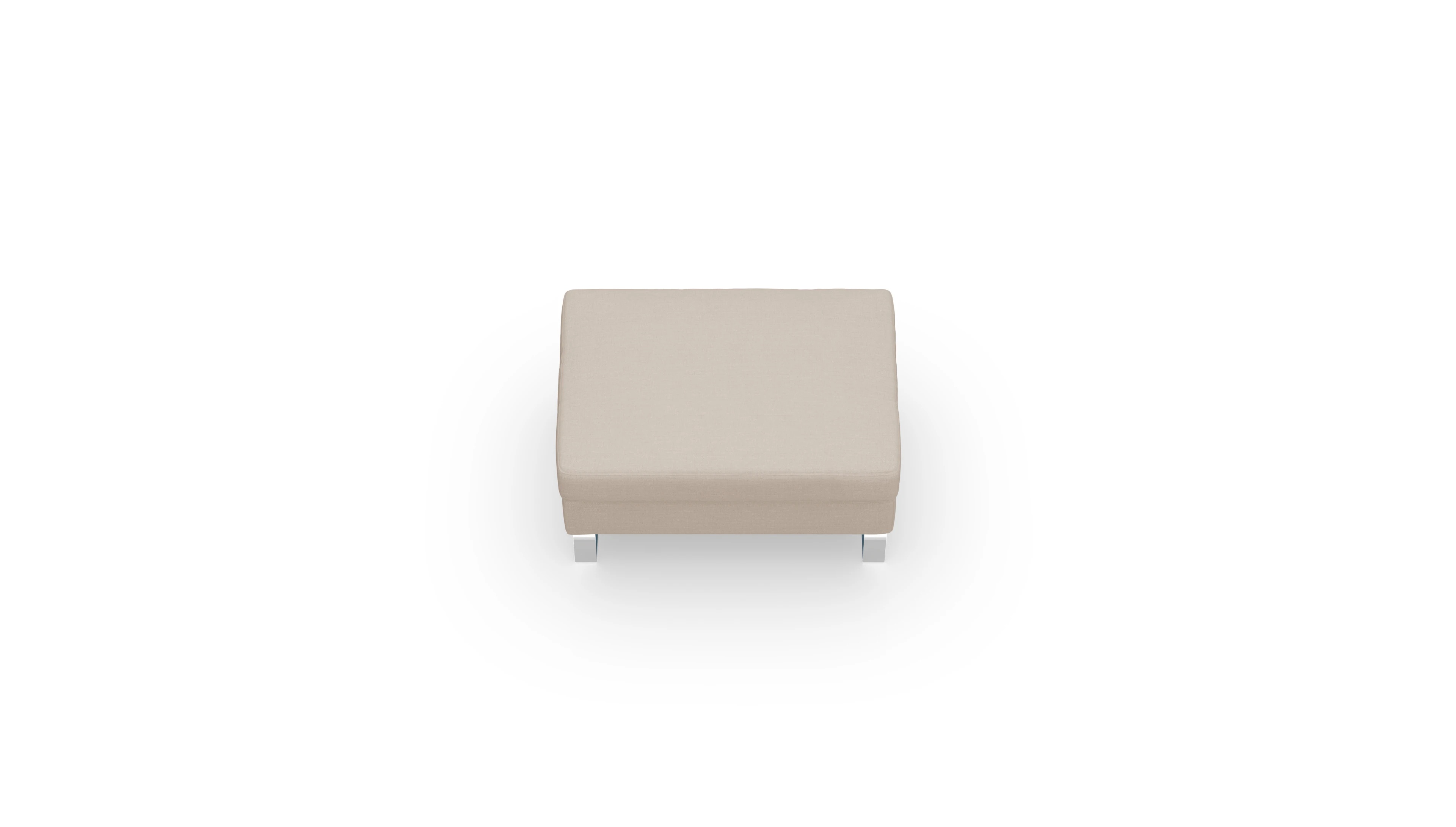 Cespon Stoffhocker Ansicht des Produktes Cespon Hocker in Stoff beige