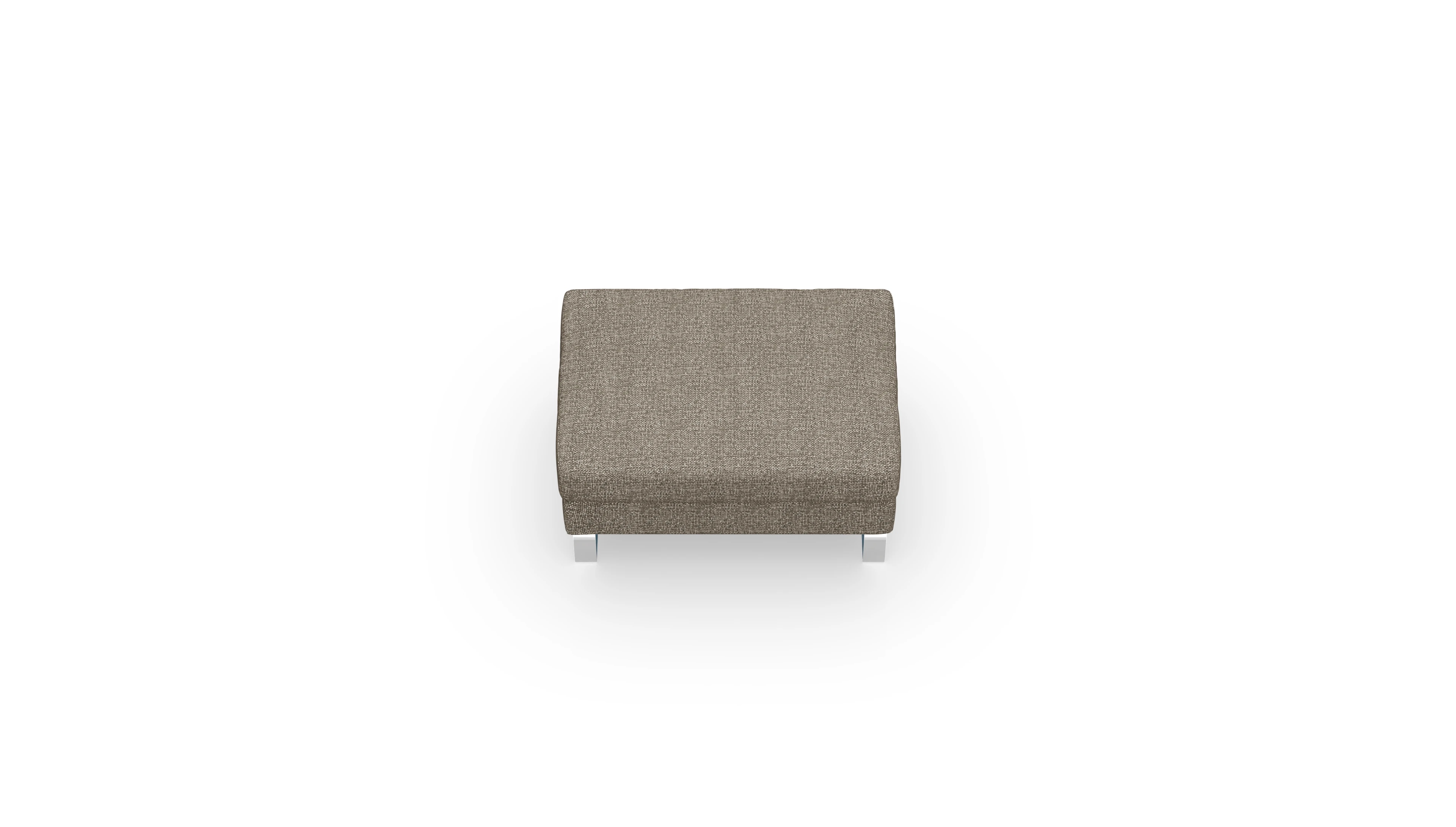 Ansicht des Produktes Cespon Hocker in Stoff beige