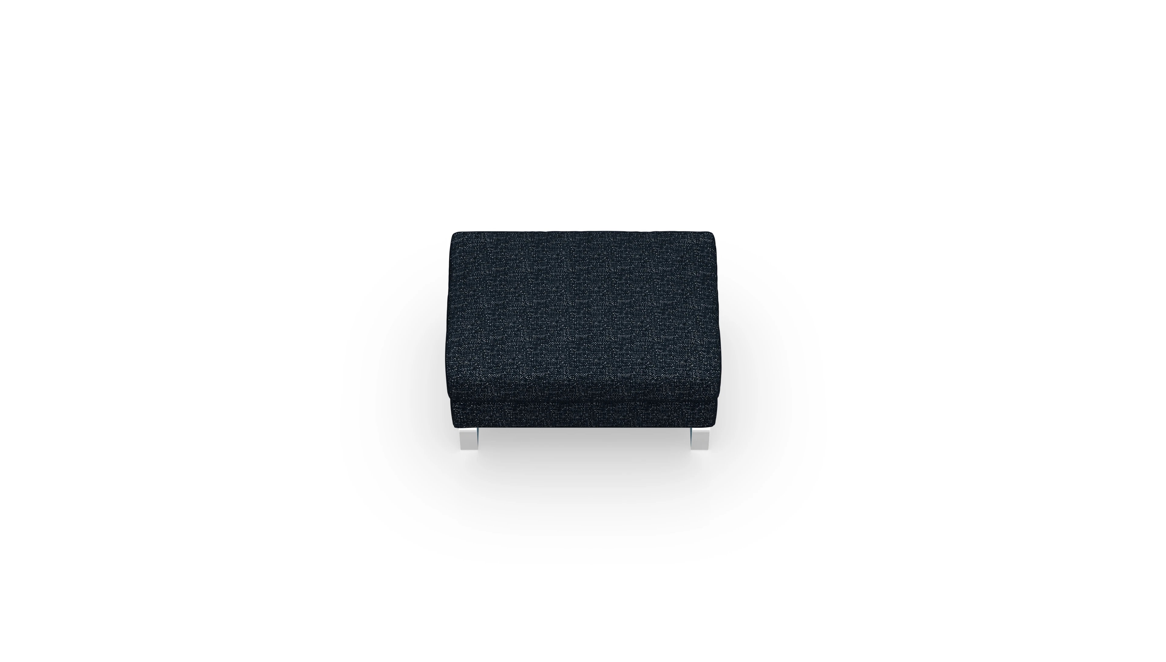 Ansicht des Produktes Cespon Hocker in Stoff blau
