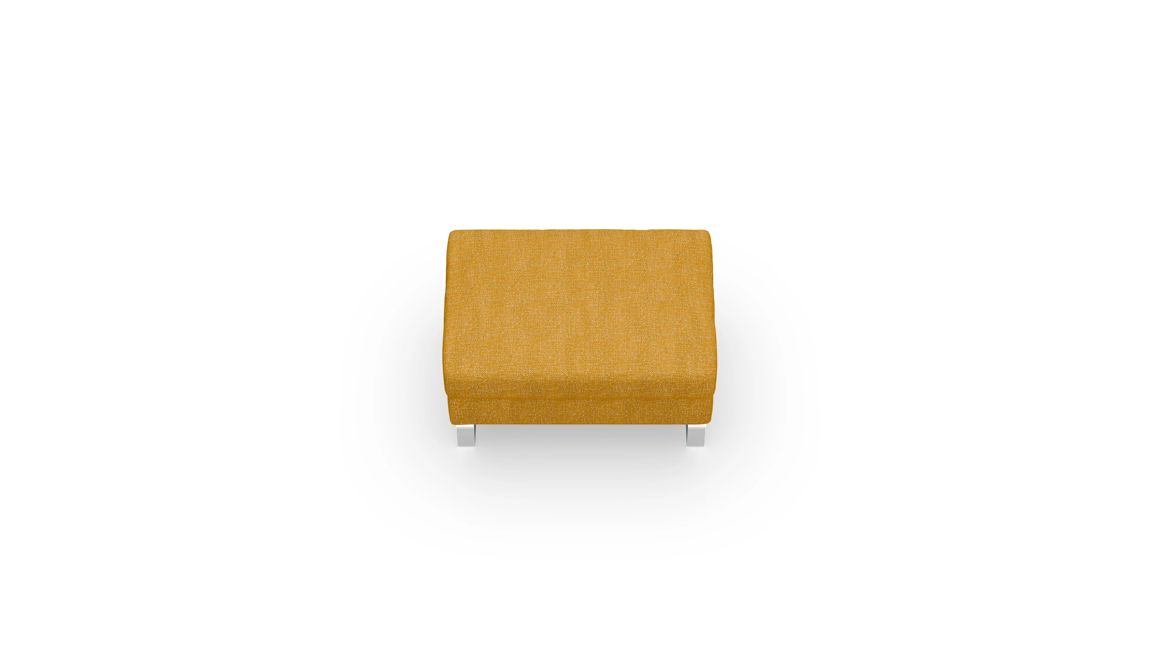 Ansicht des Produktes Cespon Hocker in Stoff orange