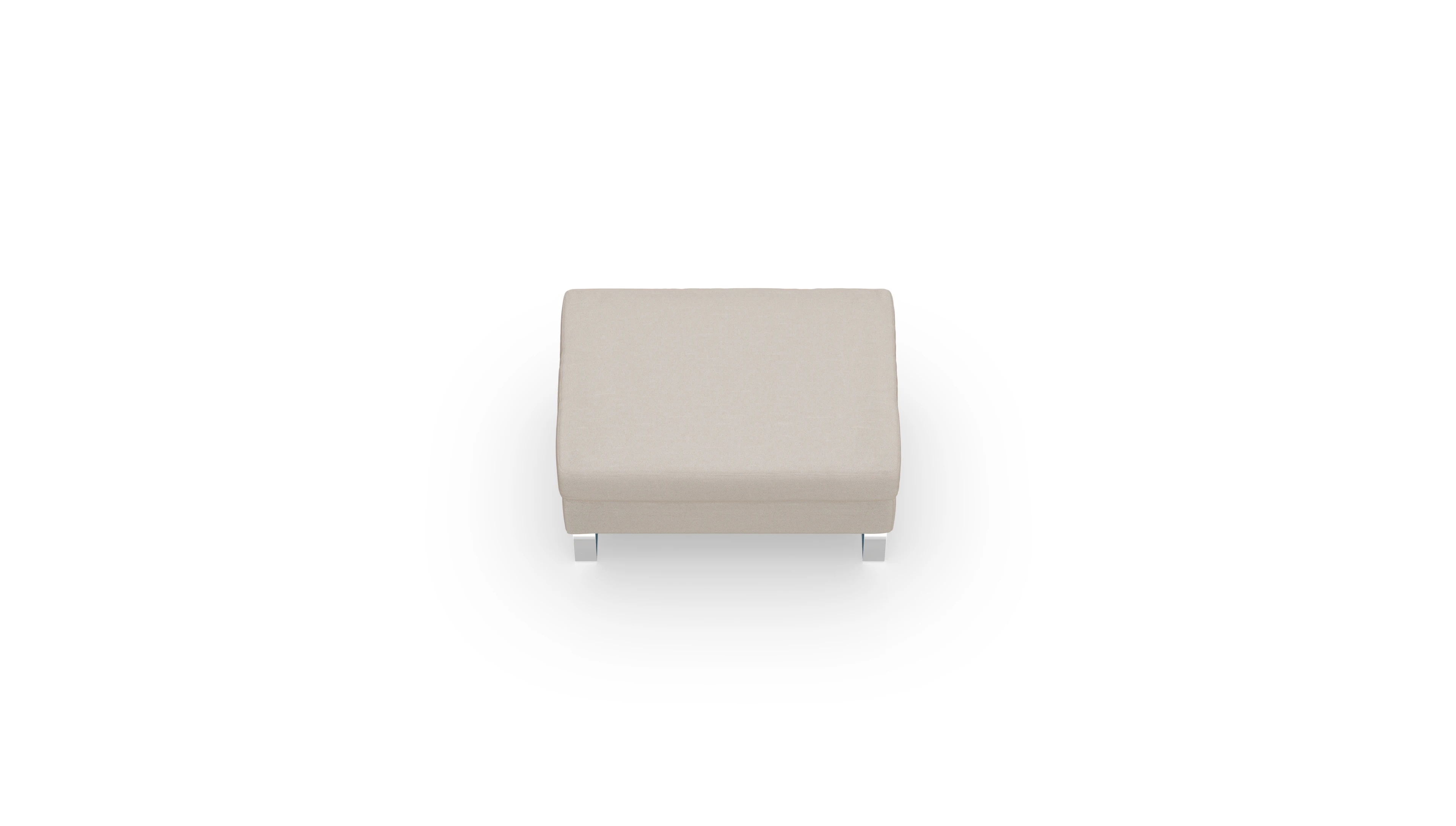 Ansicht des Produktes Cespon Hocker in Stoff beige