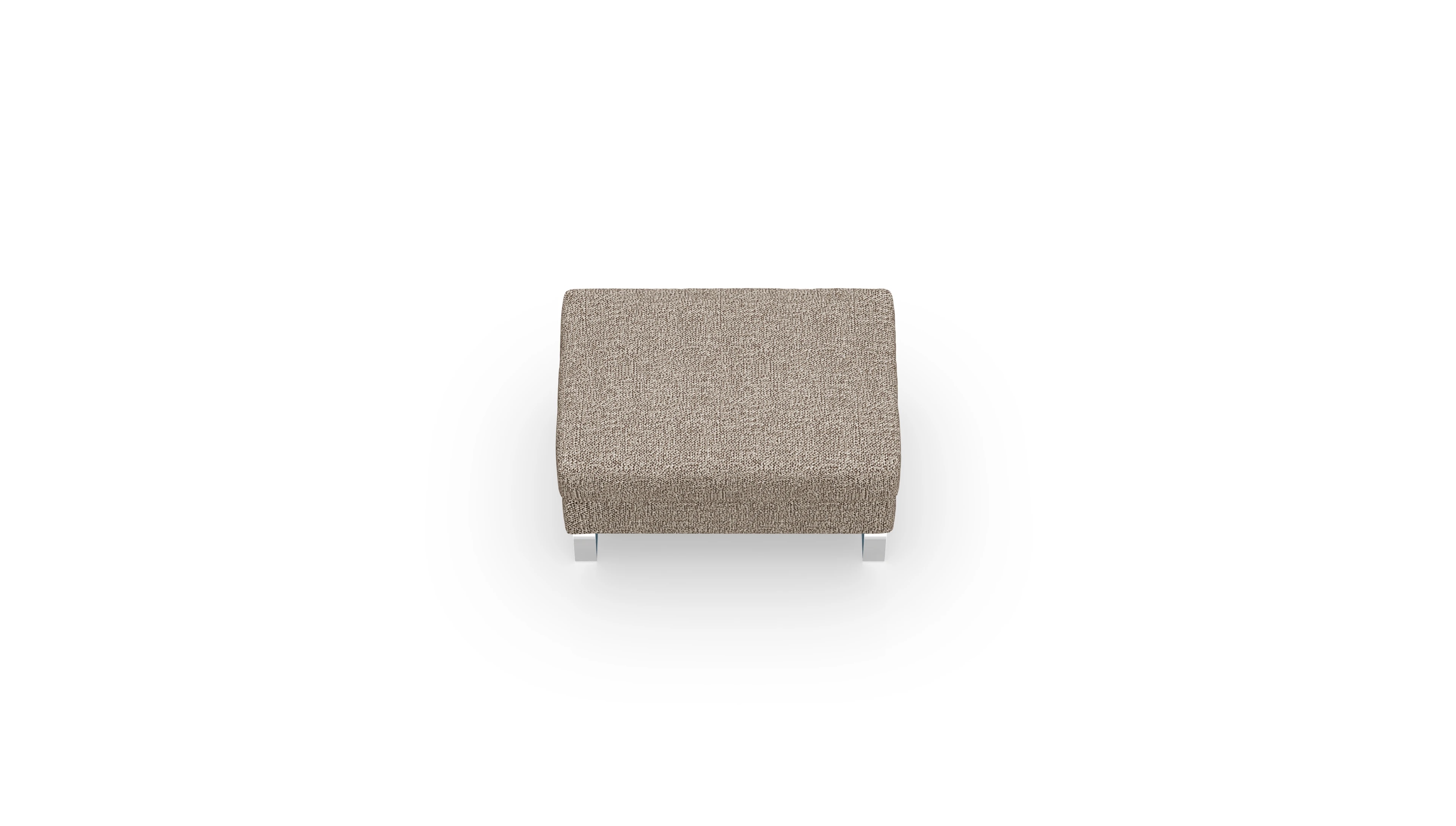 Ansicht des Produktes Cespon Hocker in Stoff beige
