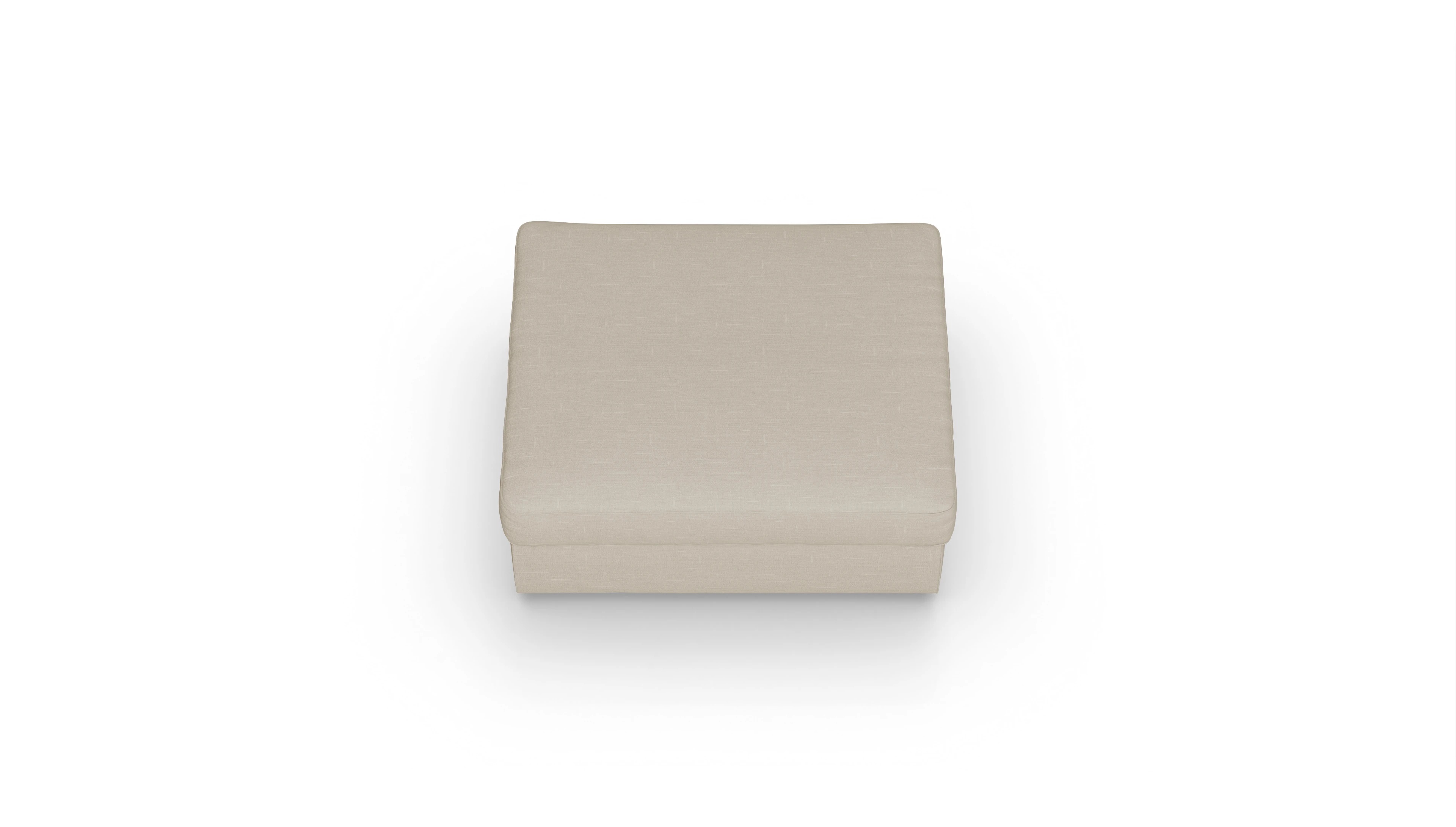 Ansicht des Produktes Sospiri Hocker in Stoff beige