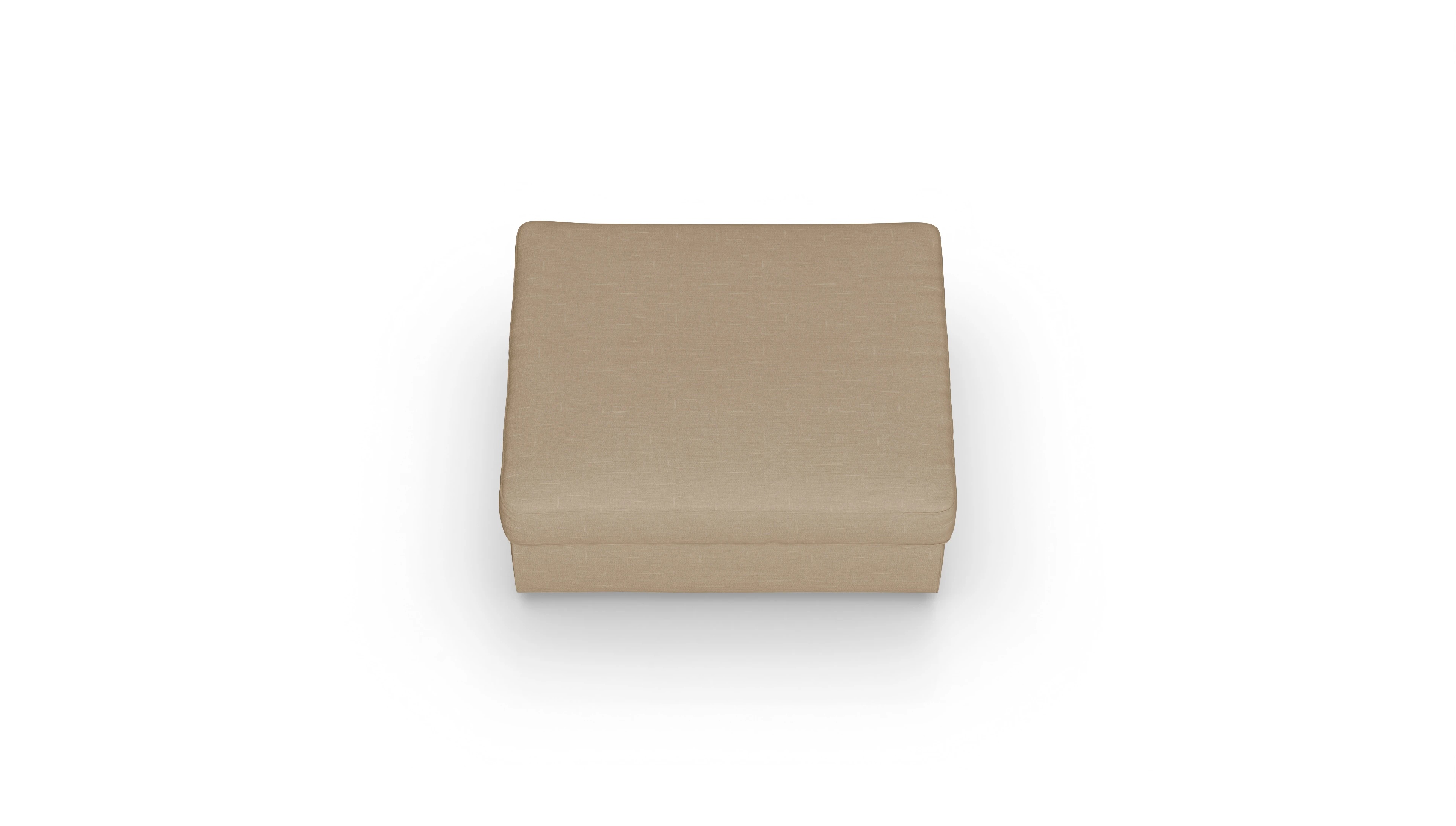 Sospiri Stoff-Hocker Ansicht des Produktes Sospiri Hocker in Stoff braun