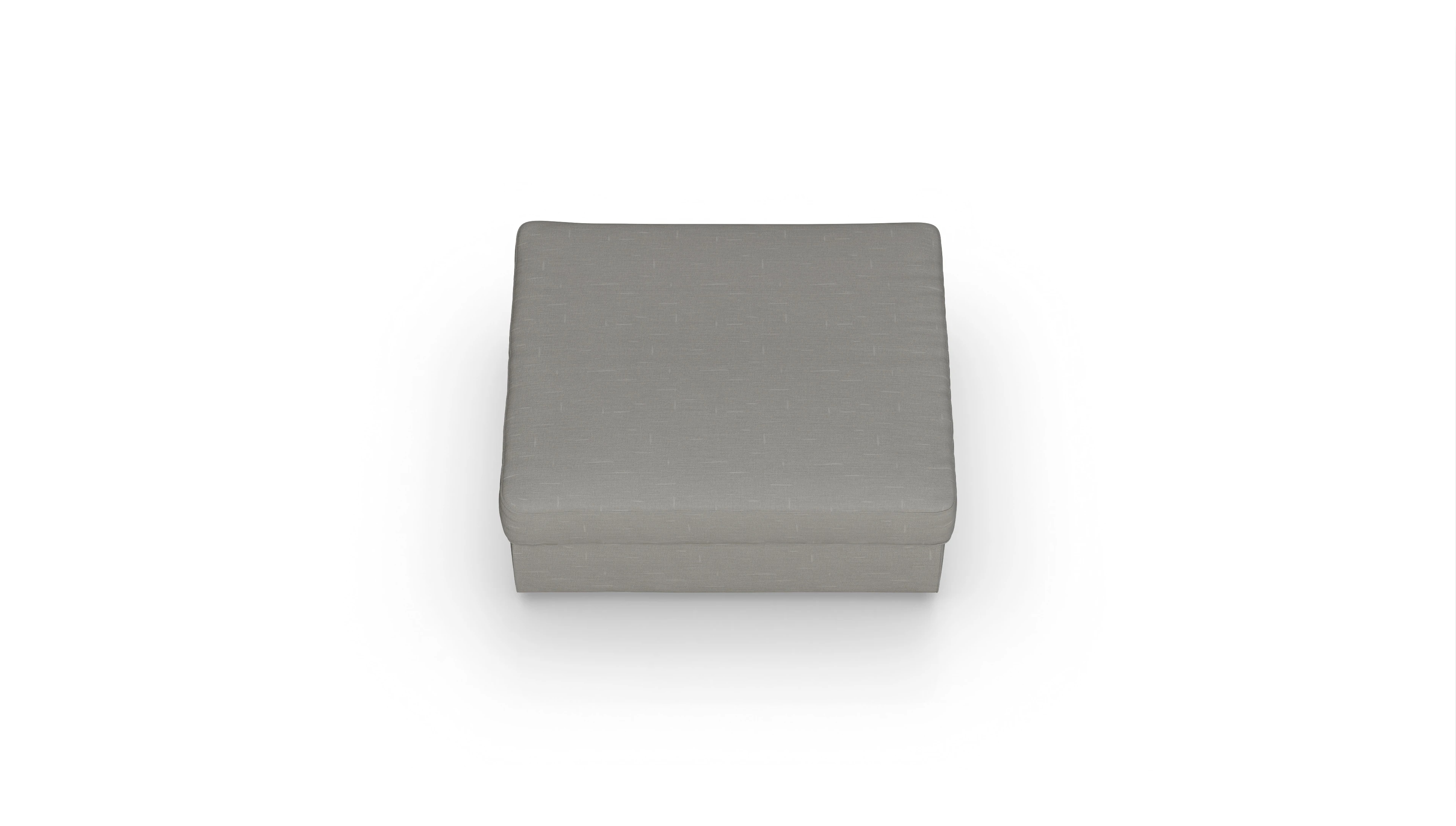 Ansicht des Produktes Sospiri Hocker in Stoff grau