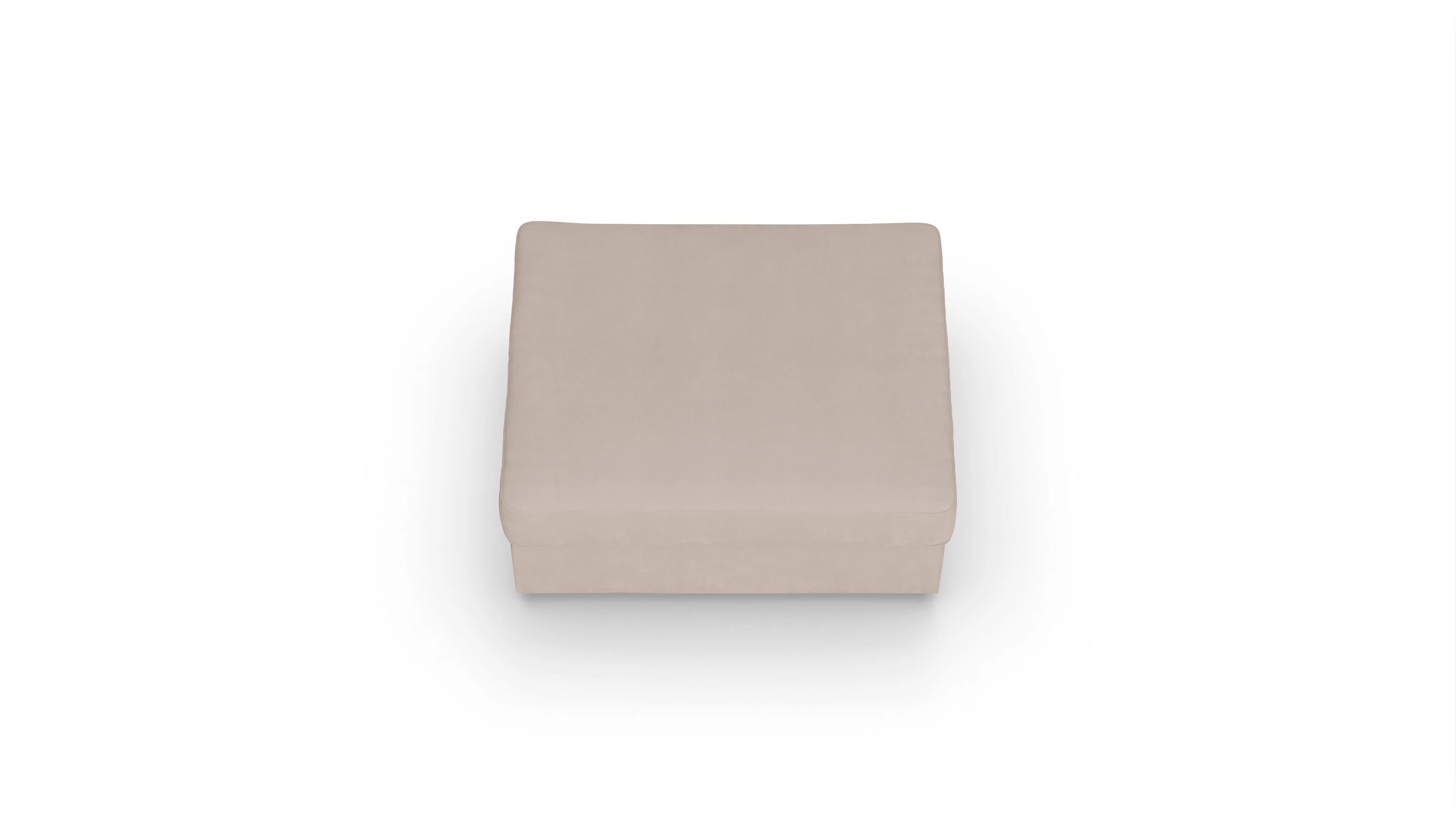 Ansicht des Produktes Sospiri Hocker in Samt beige