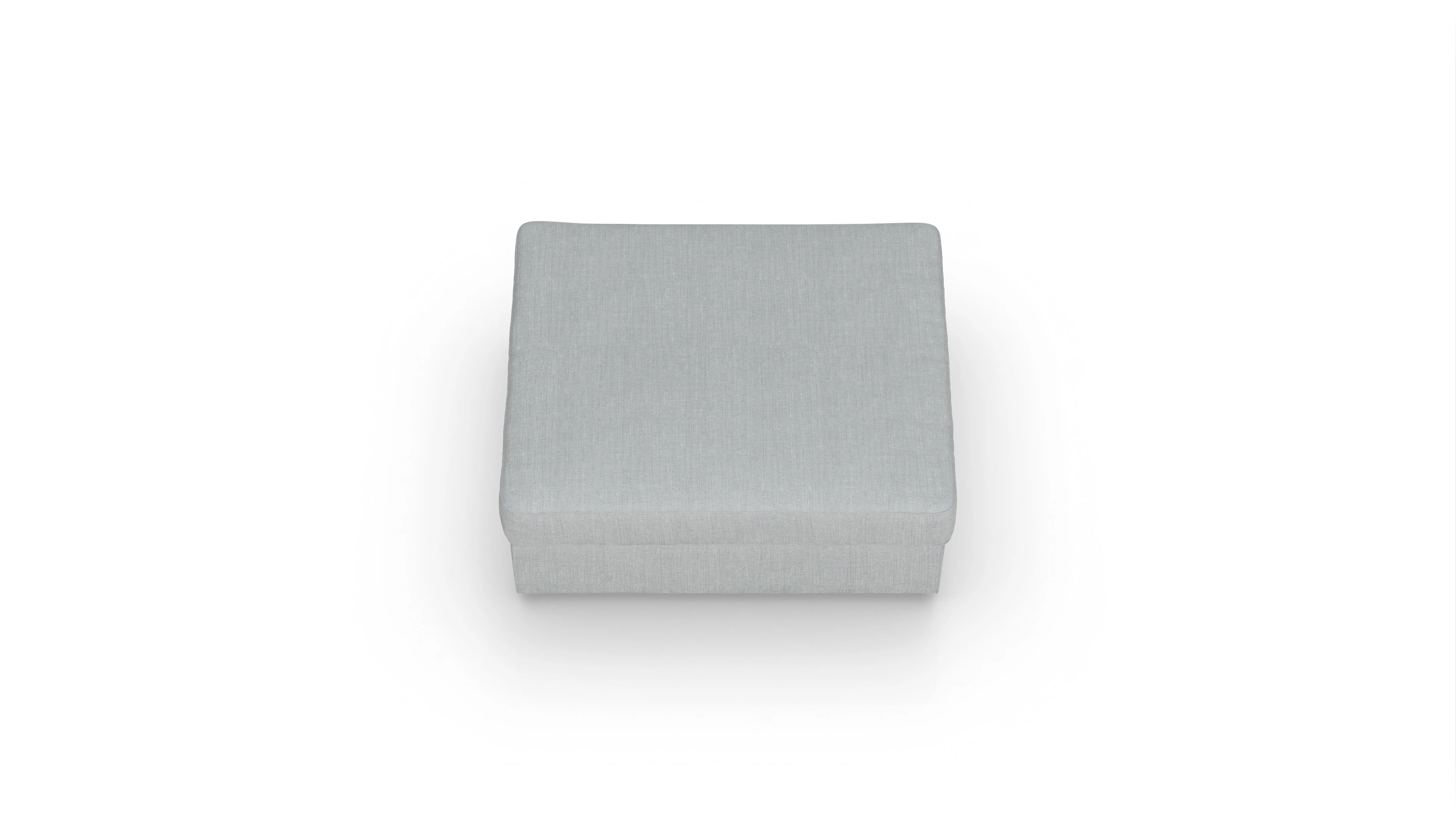 Sospiri Stoff-Hocker Ansicht des Produktes Sospiri Hocker in Stoff grau
