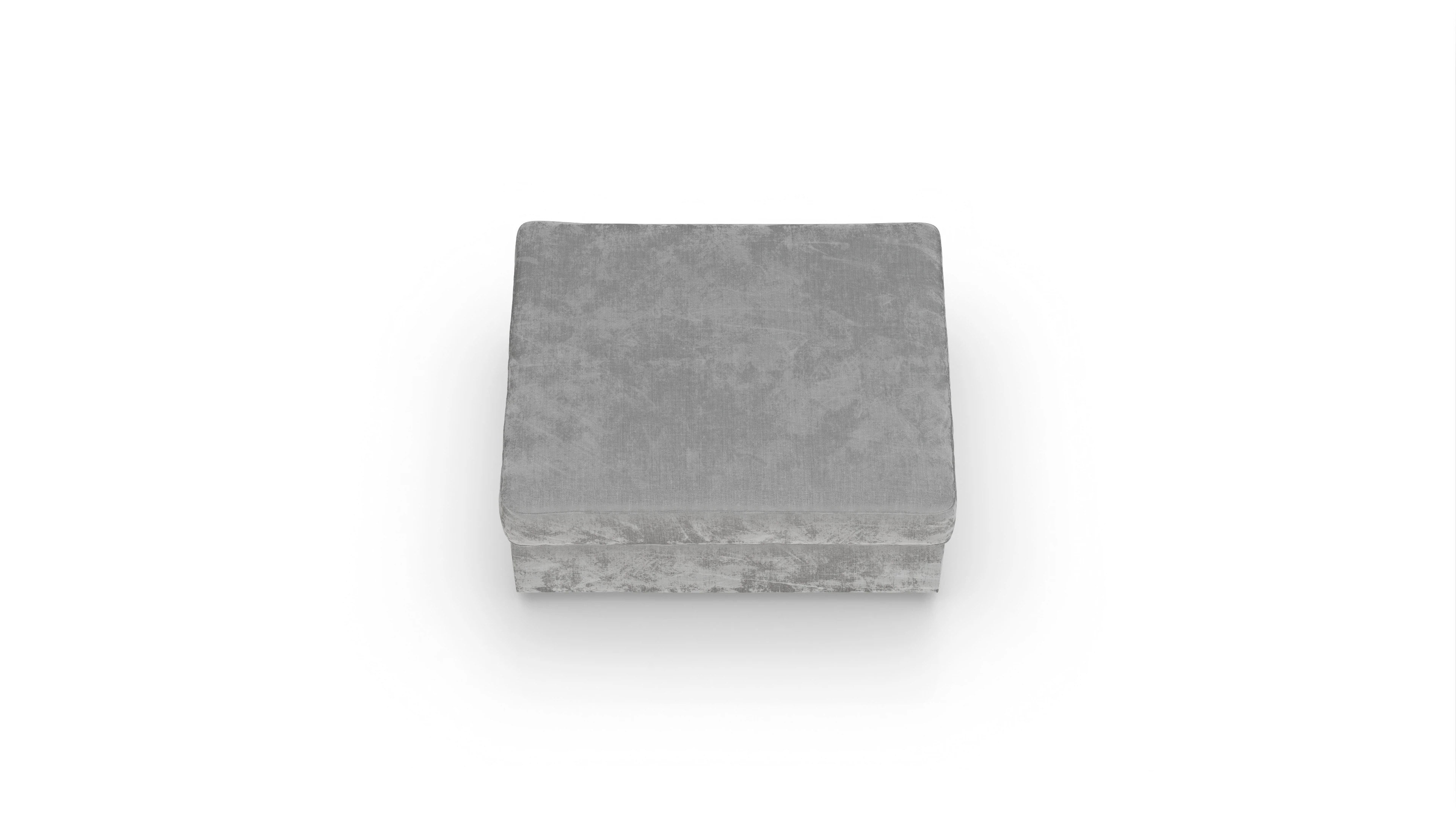 Ansicht des Produktes Sospiri Hocker in Stoff grau