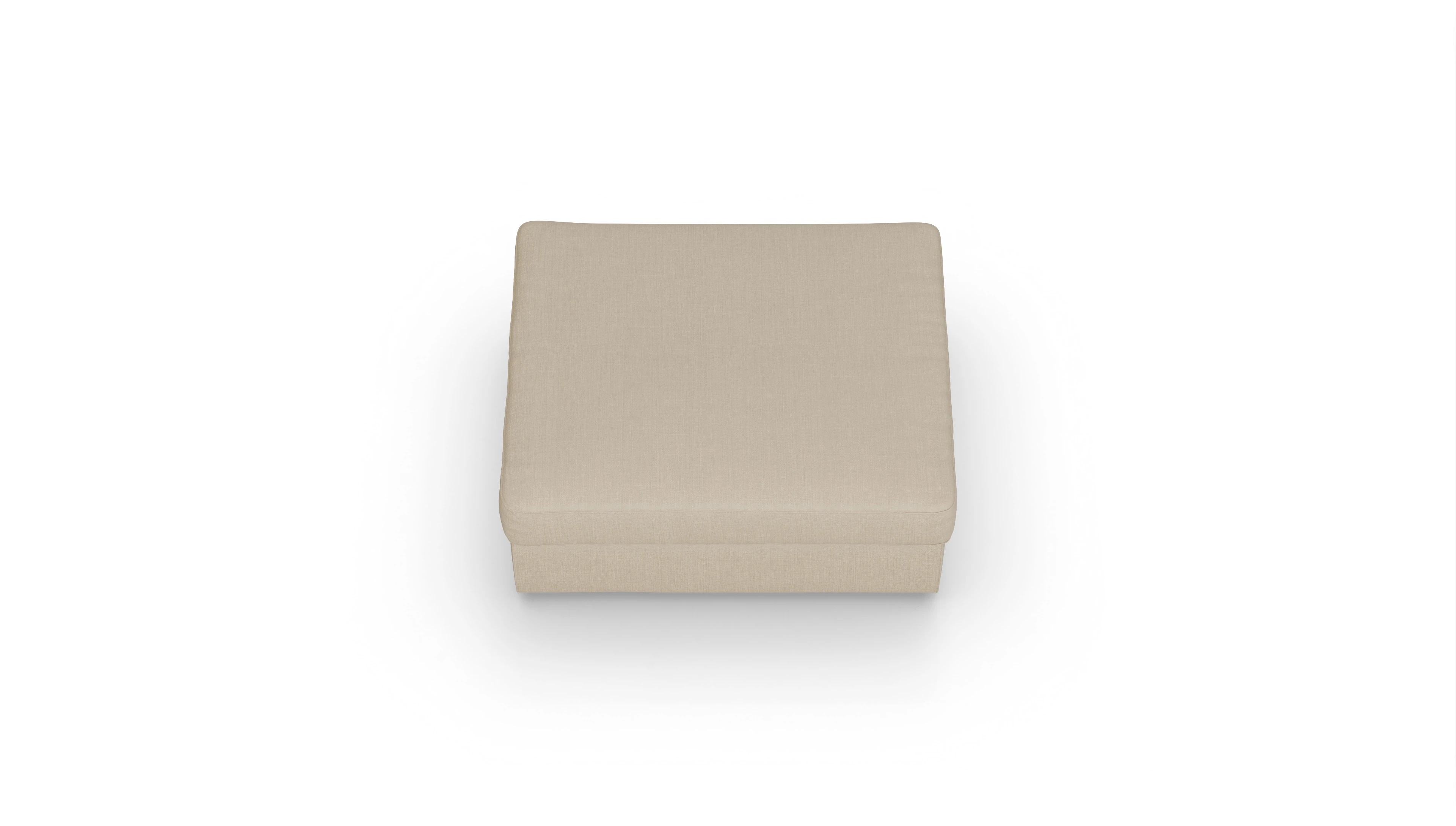 Ansicht des Produktes Sospiri Hocker in Stoff beige