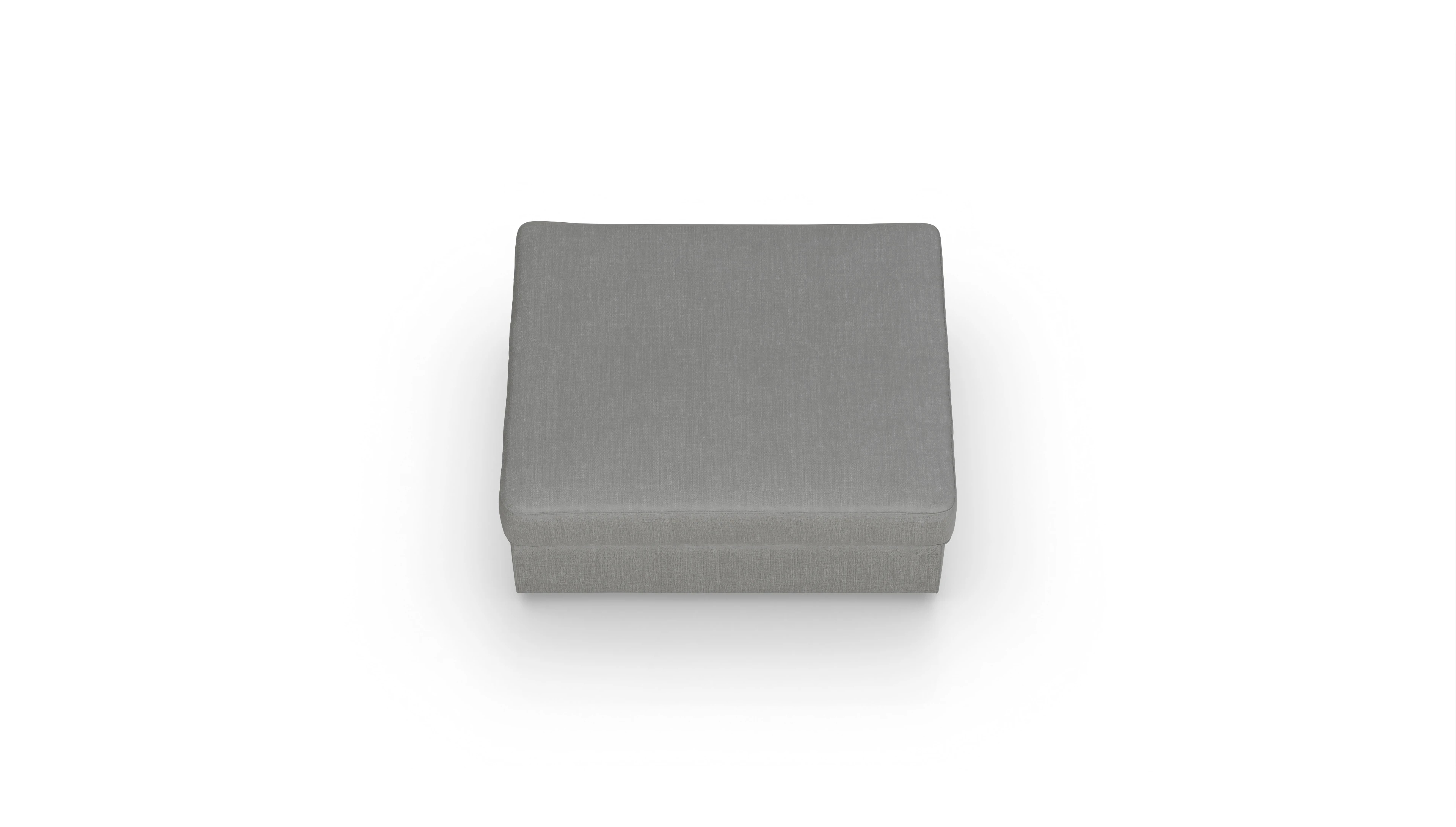 Sospiri Stoff-Hocker Ansicht des Produktes Sospiri Hocker in Stoff grau