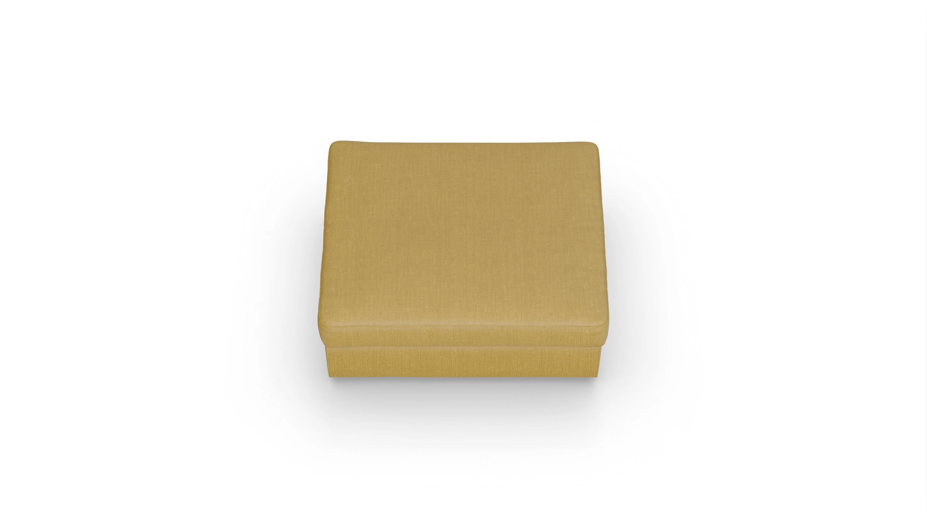 Sospiri Stoff-Hocker Ansicht des Produktes Sospiri Hocker in Stoff gelb