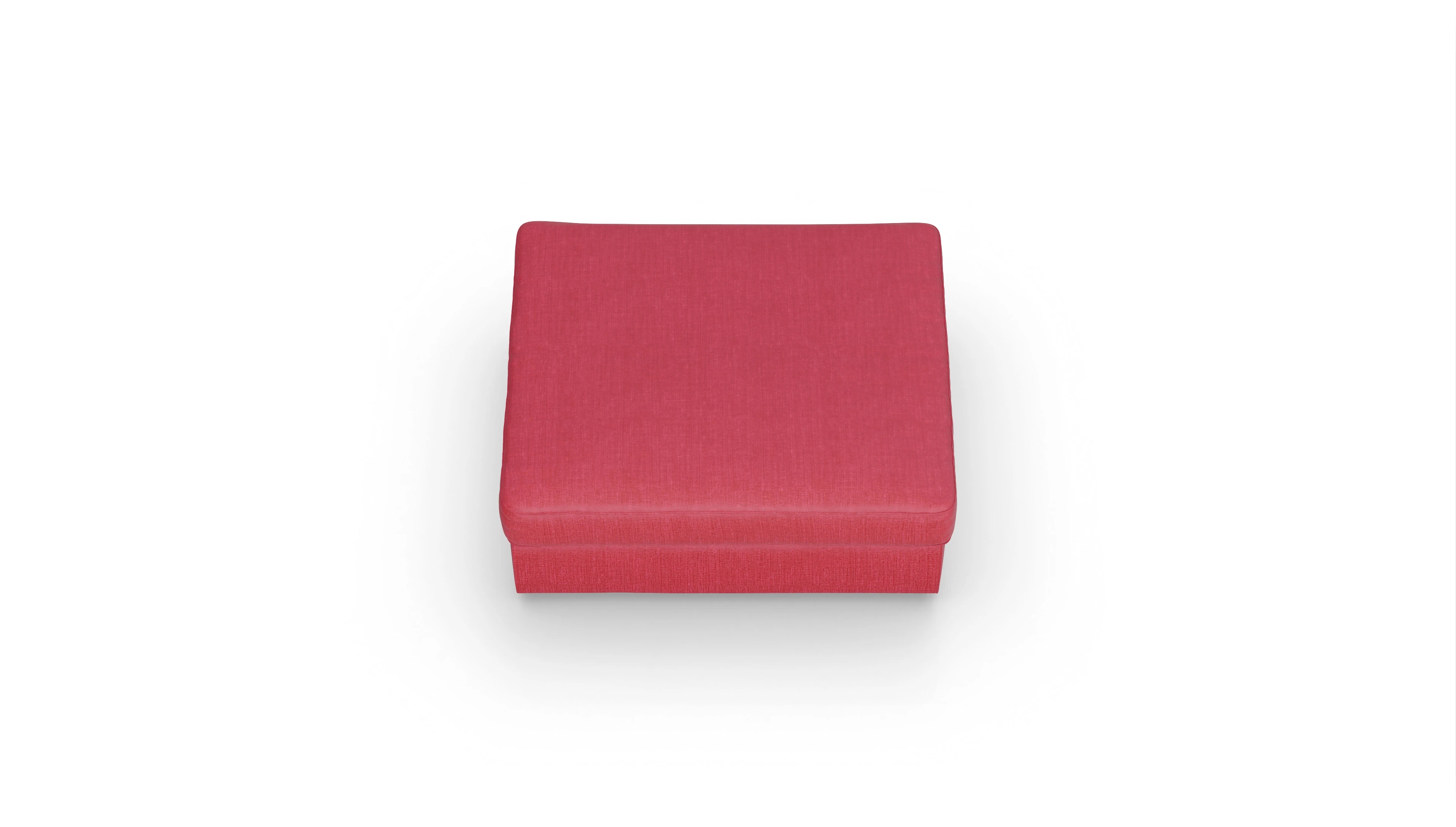 Sospiri Stoff-Hocker Ansicht des Produktes Sospiri Hocker in Stoff rot