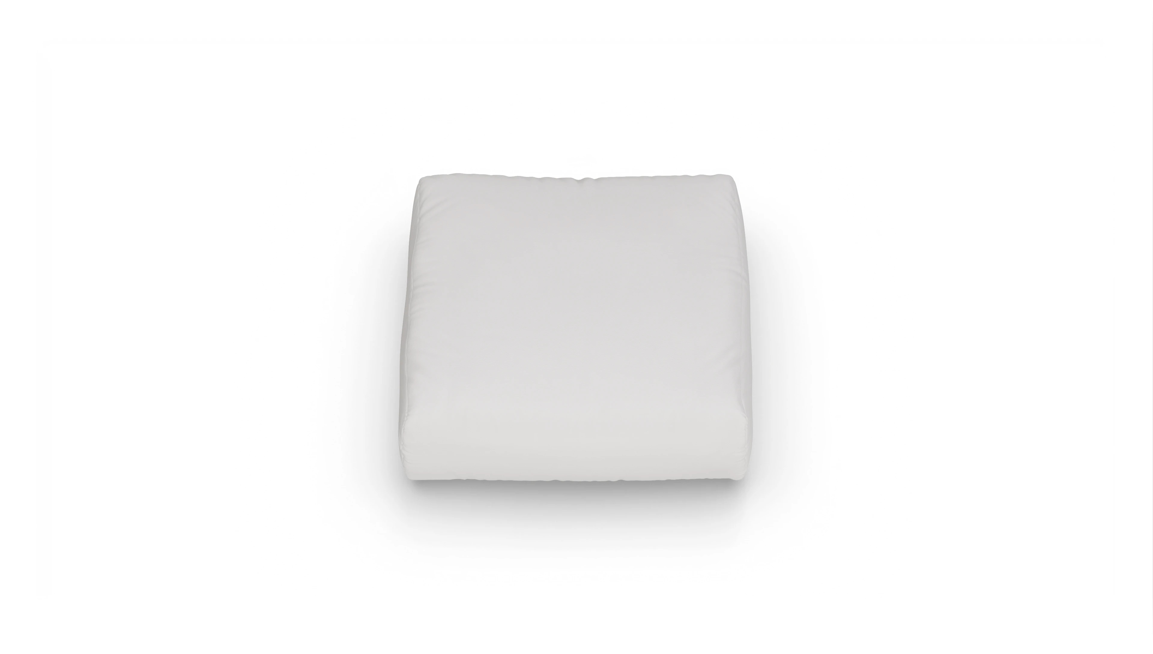 Ansicht des Produktes Molin Hocker in Leder weiß