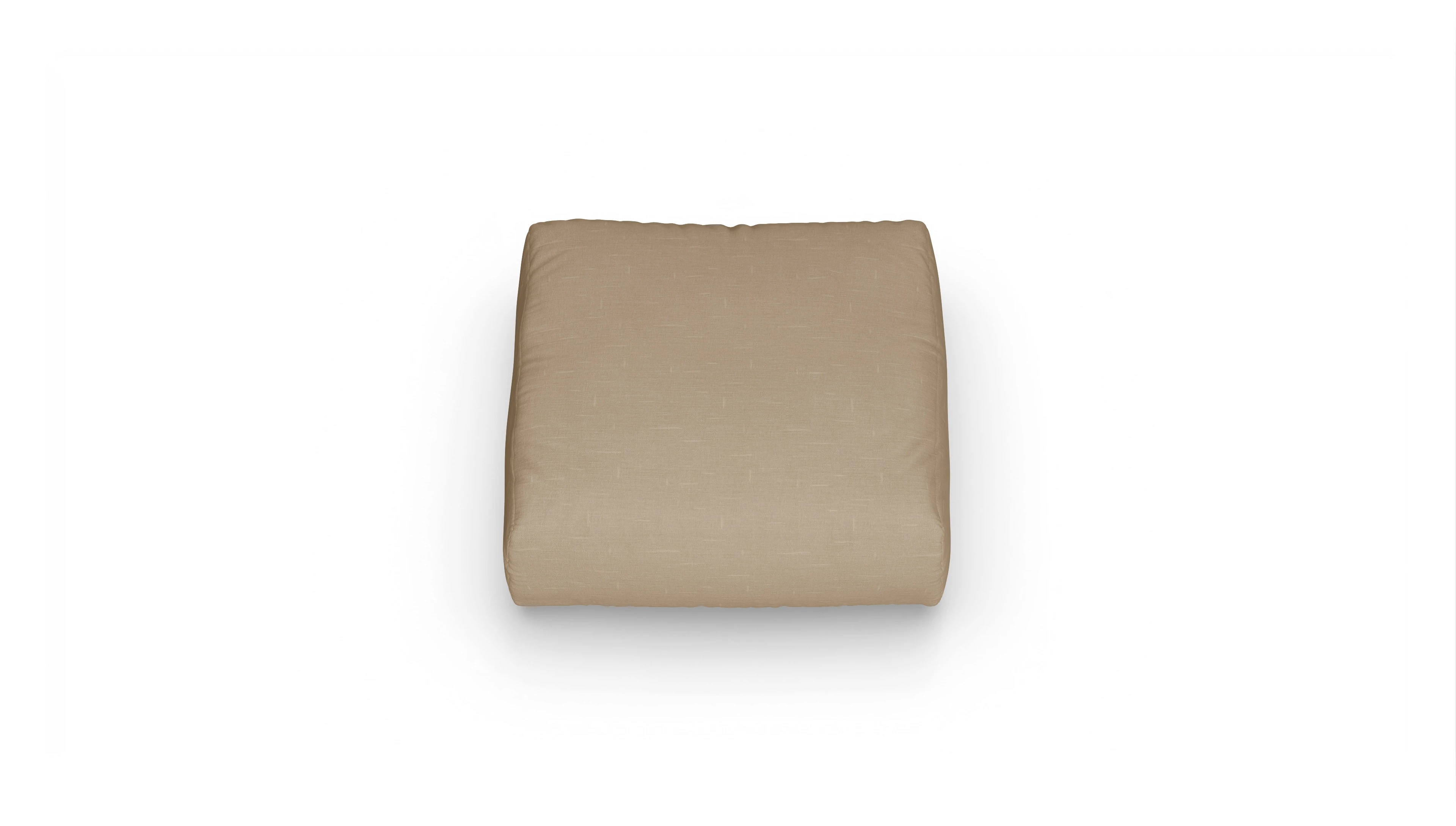 Ansicht des Produktes Molin Hocker in Stoff braun