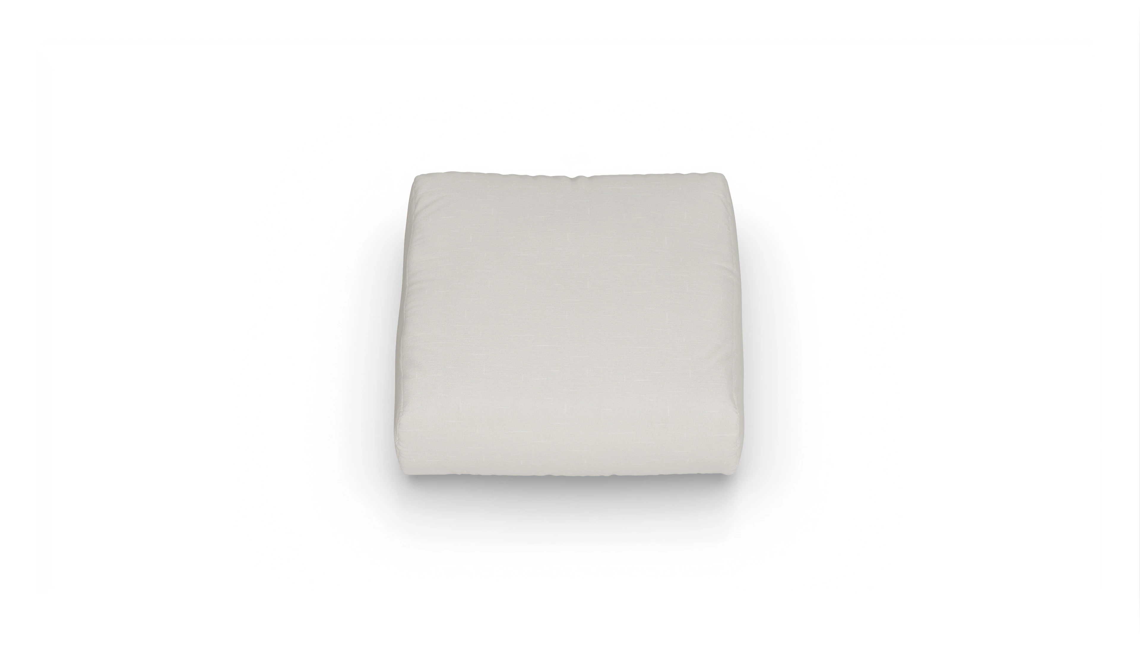 Molin Designer-Hocker Ansicht des Produktes Molin Hocker in Stoff weiß