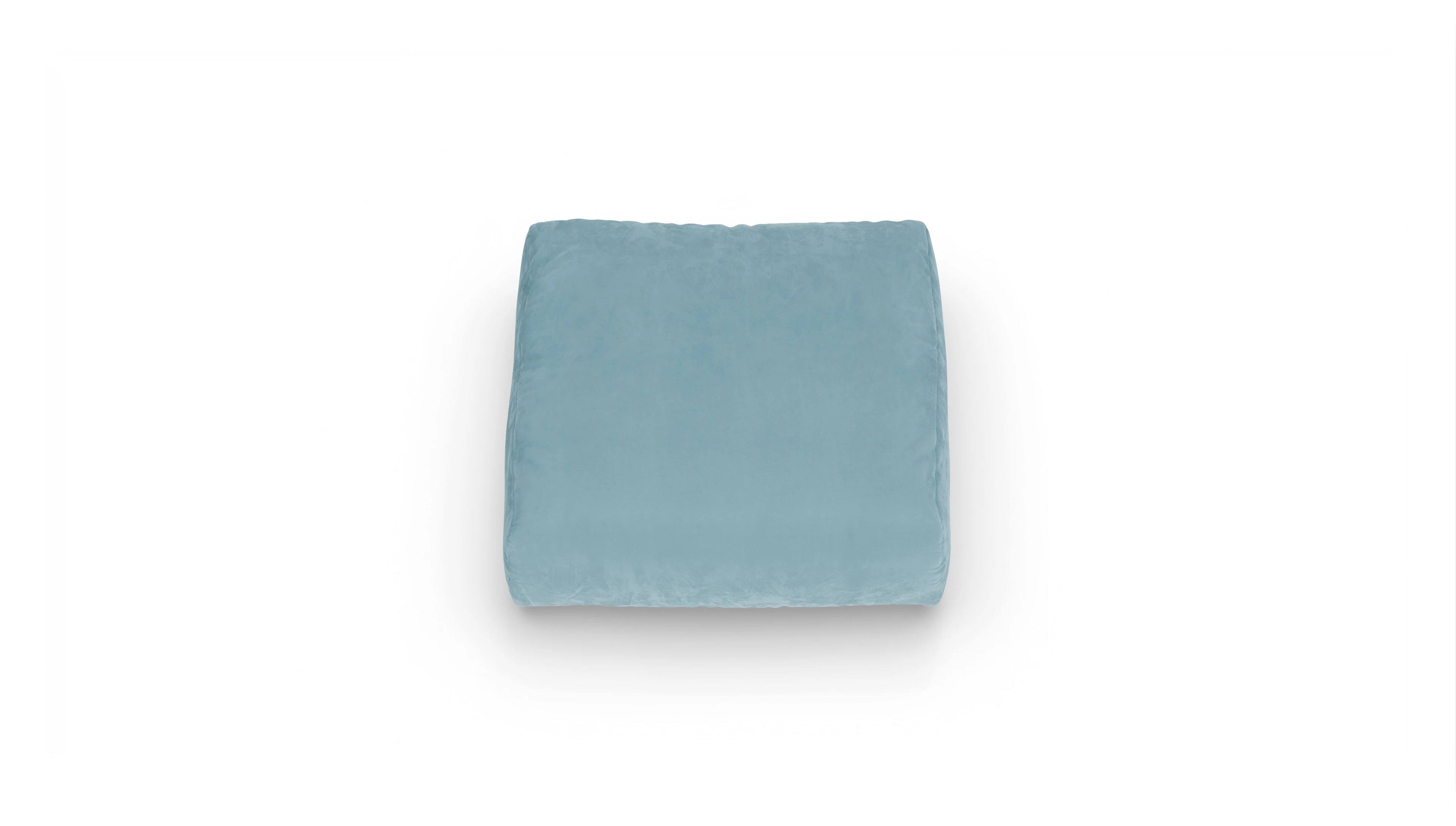 Ansicht des Produktes Molin Hocker in Samt blau