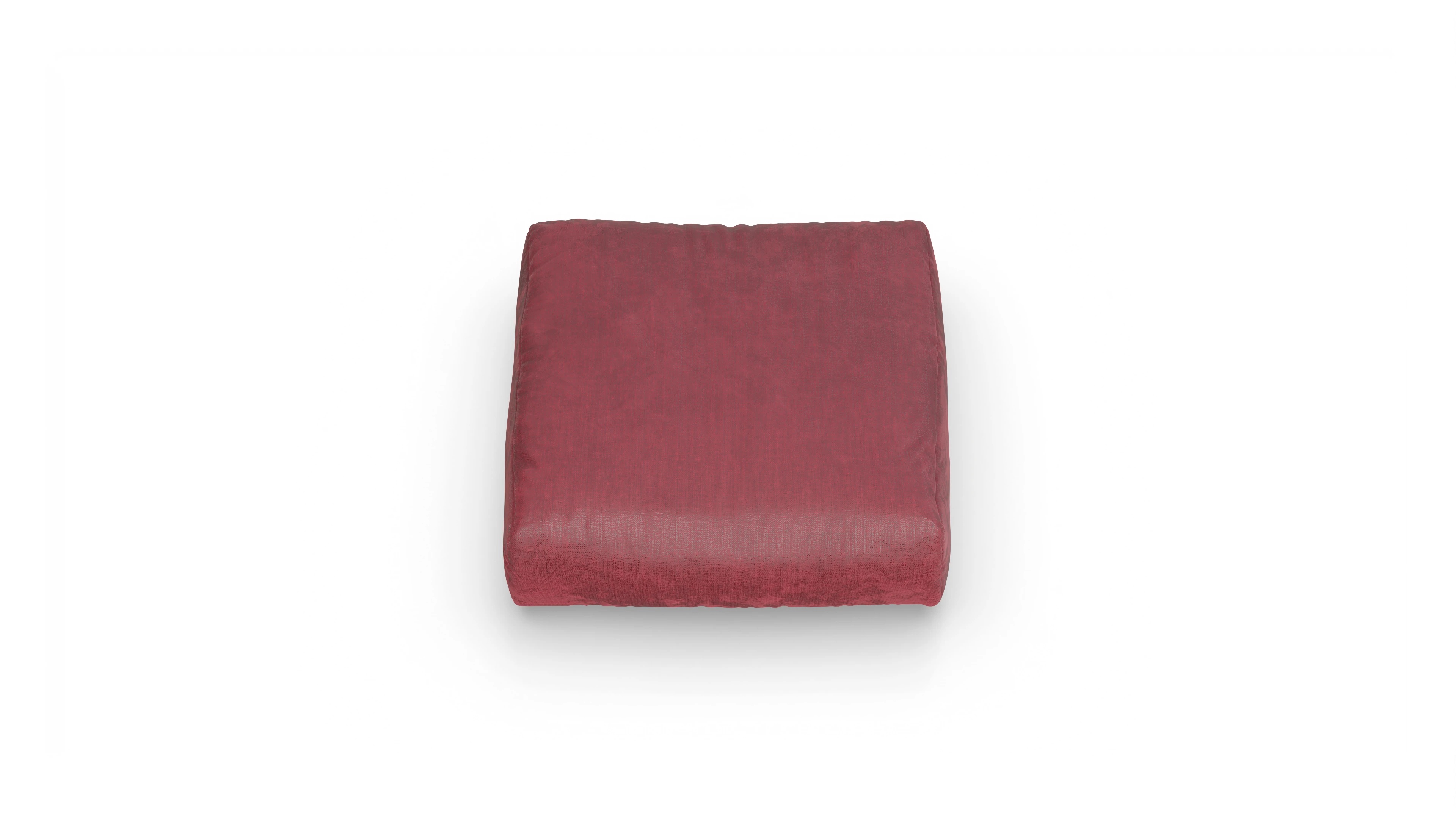 Ansicht des Produktes Molin Hocker in Stoff rot