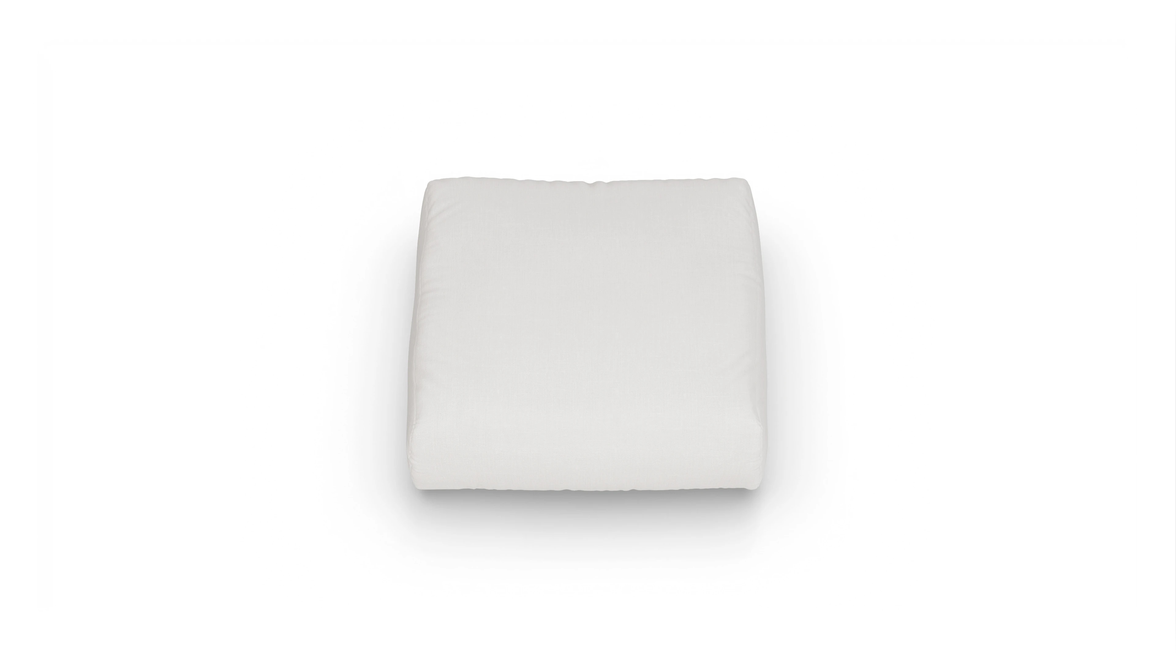 Ansicht des Produktes Molin Hocker in Stoff weiß