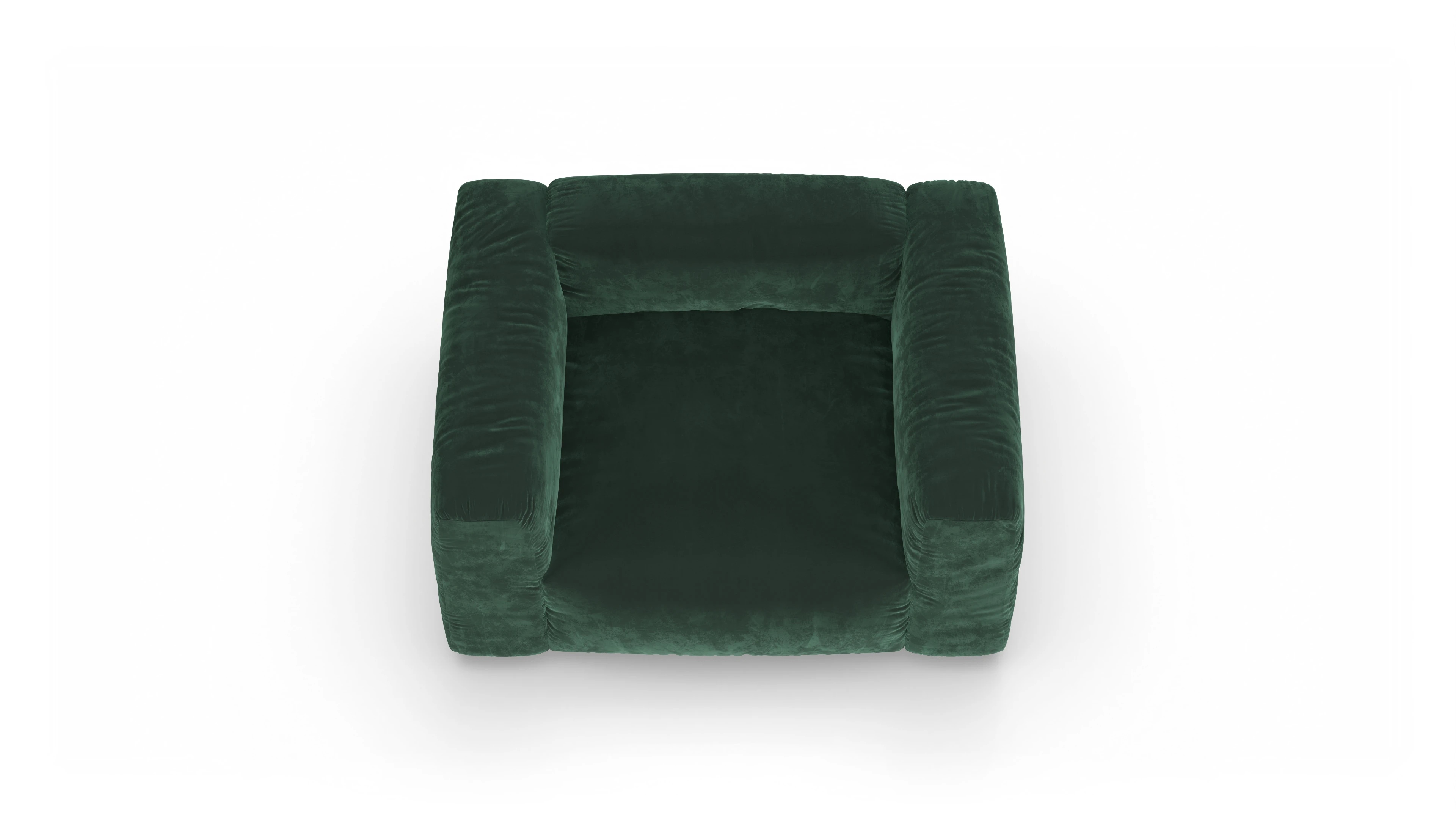 Ansicht des Produktes Molin Sessel in Samt grün