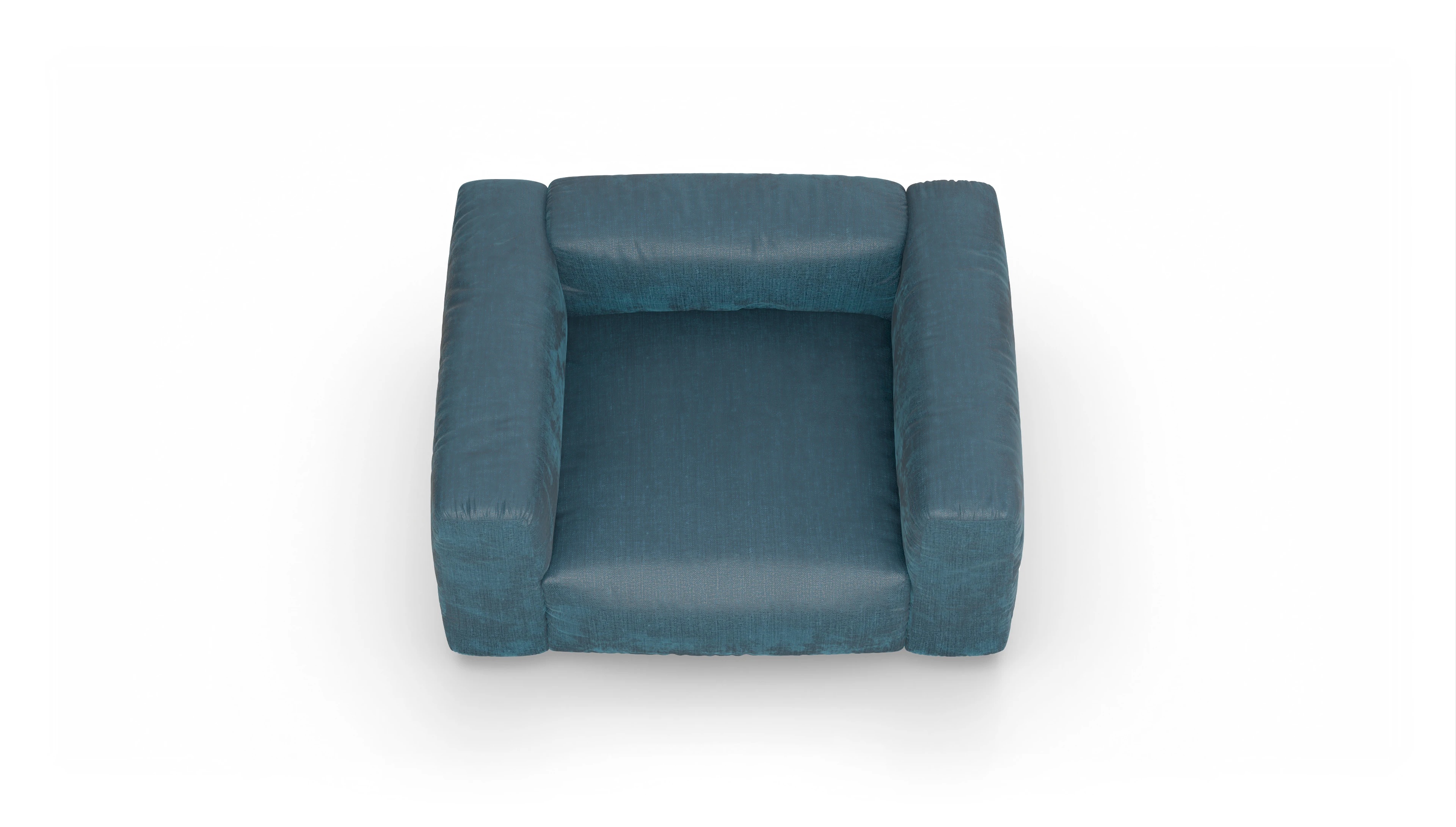 Ansicht des Produktes Molin Sessel in Stoff blau