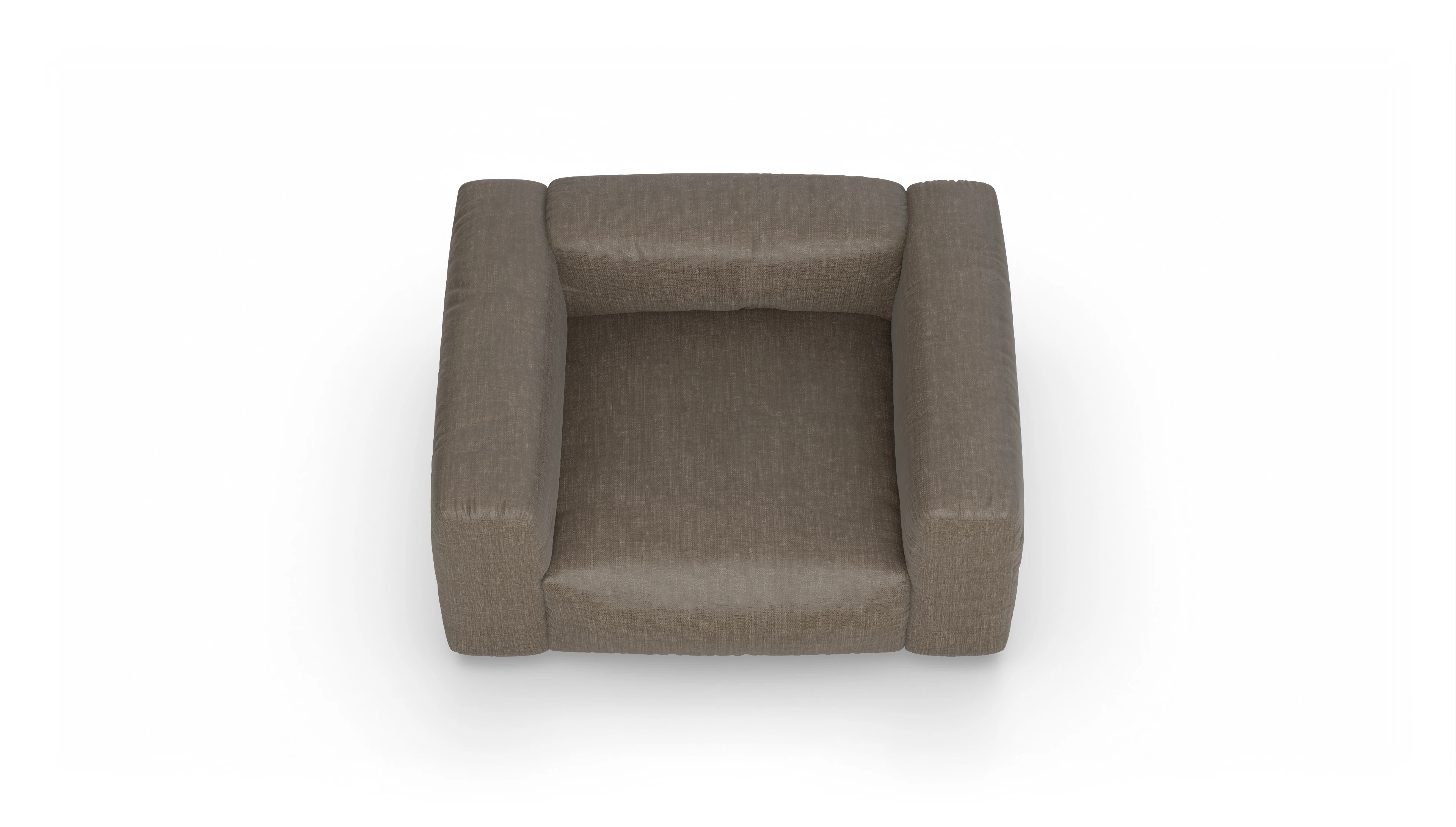 Ansicht des Produktes Molin Sessel in Stoff braun