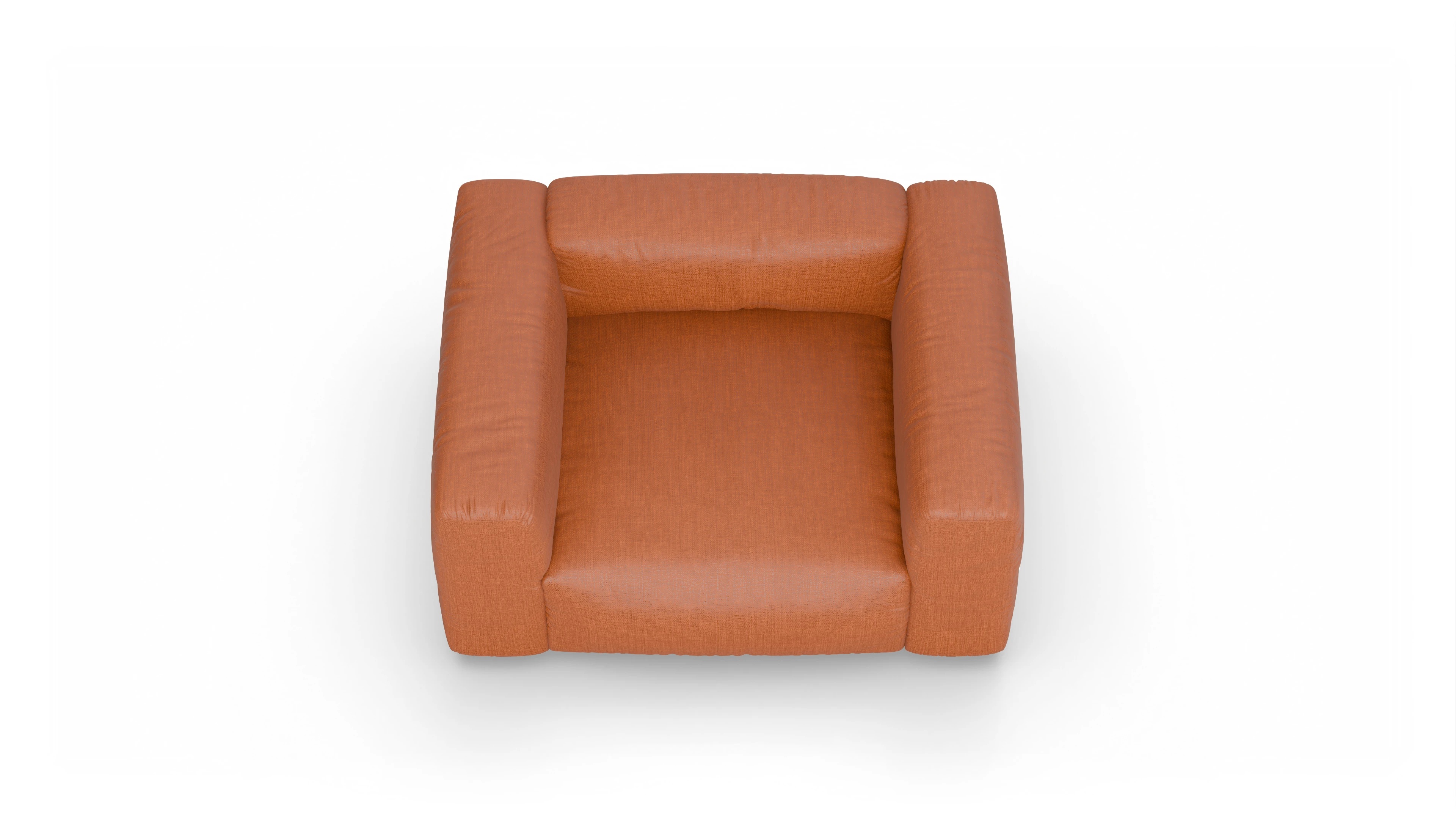 Ansicht des Produktes Molin Sessel in Stoff orange