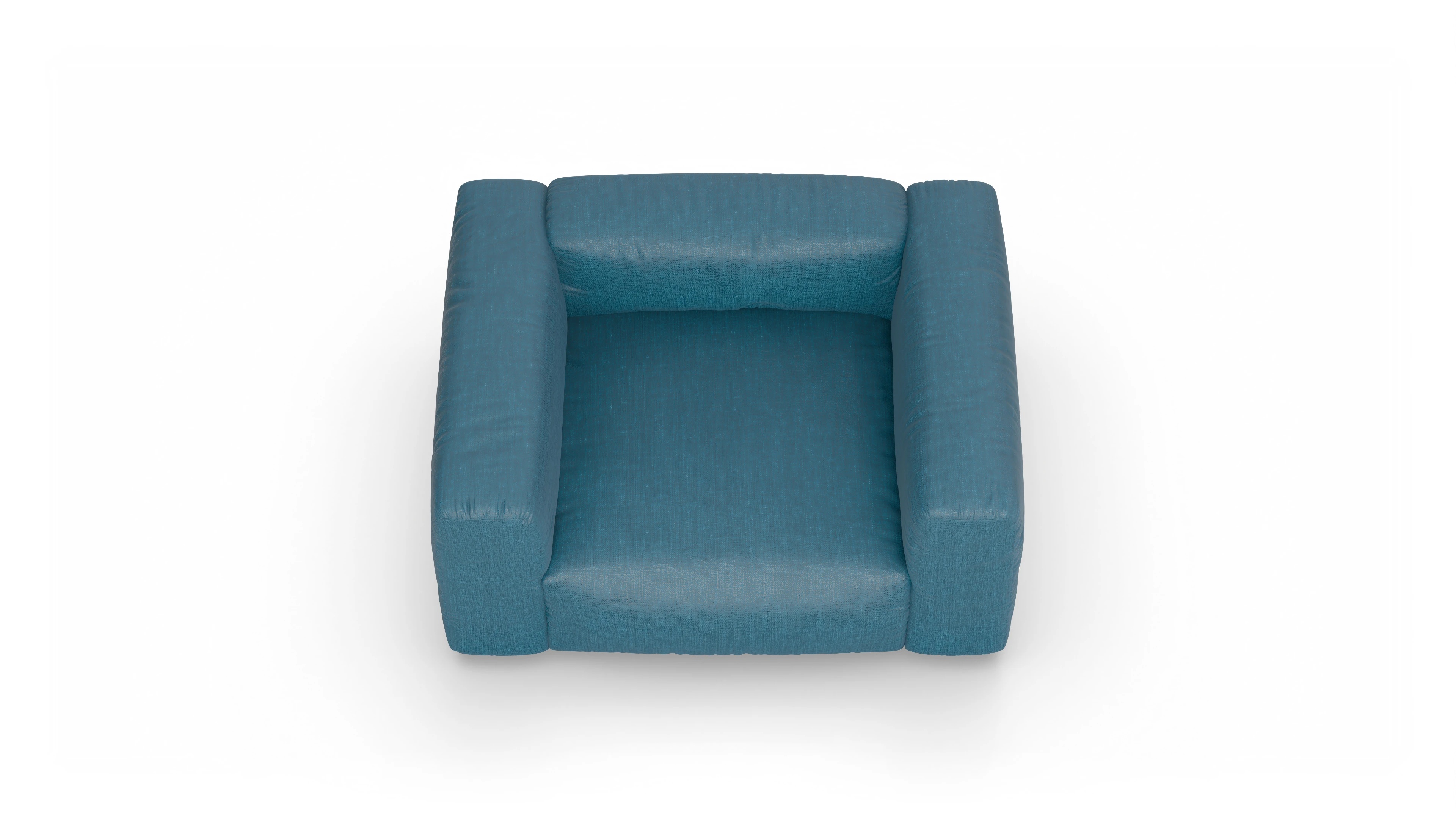 Ansicht des Produktes Molin Sessel in Stoff blau