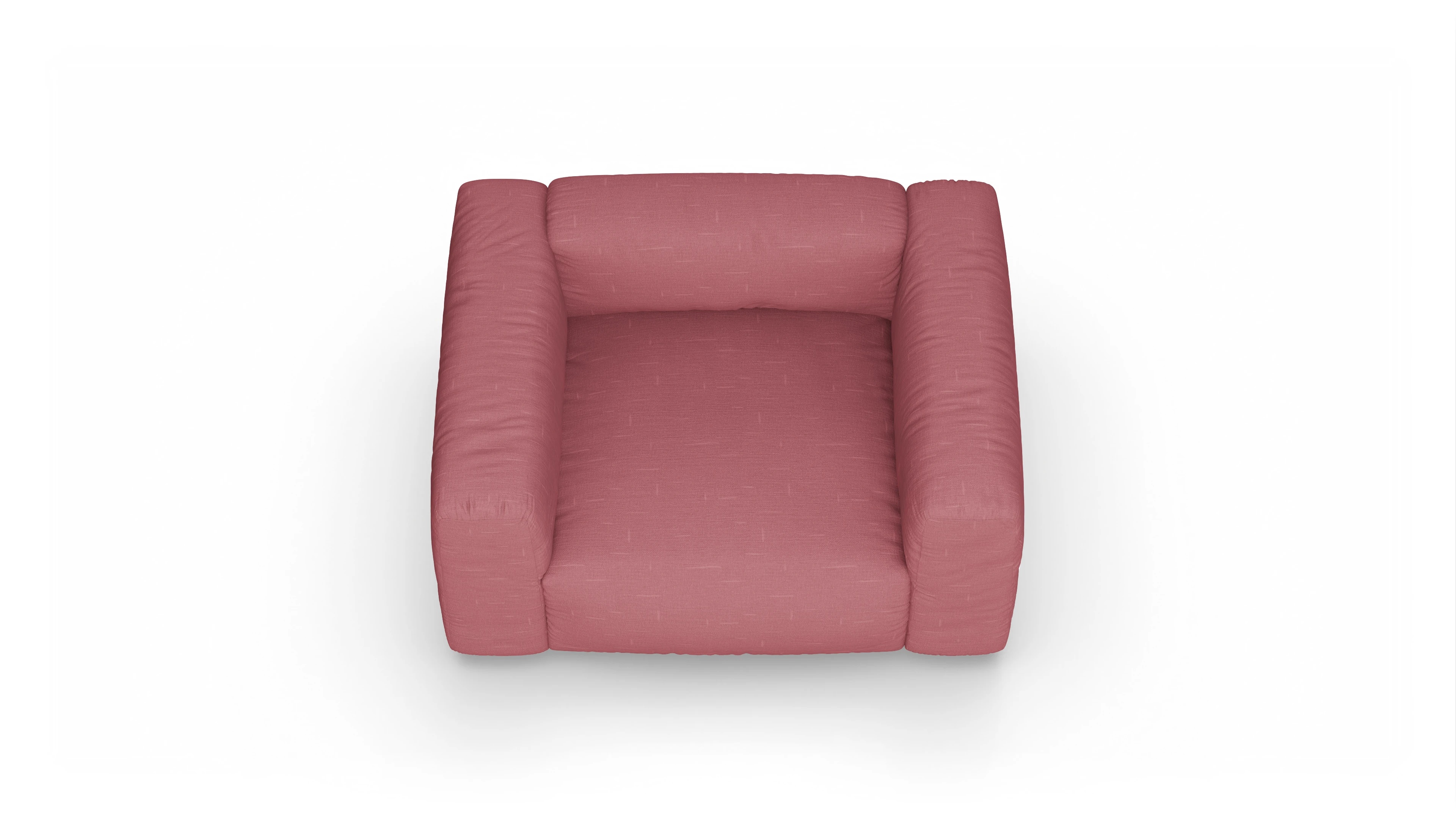 Ansicht des Produktes Molin Sessel in Stoff rot