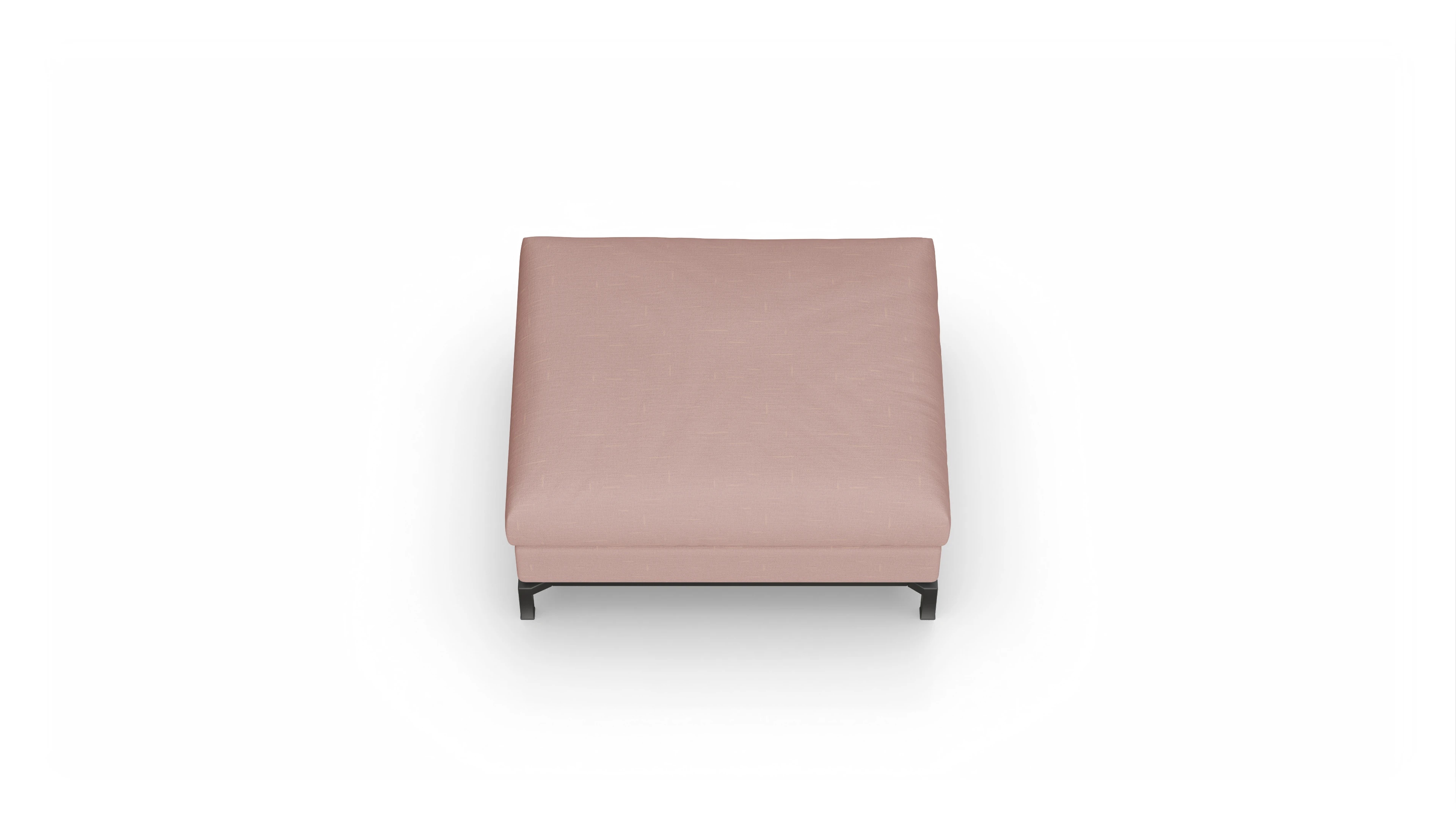 Ansicht des Produktes Fenice Hocker in Stoff rot